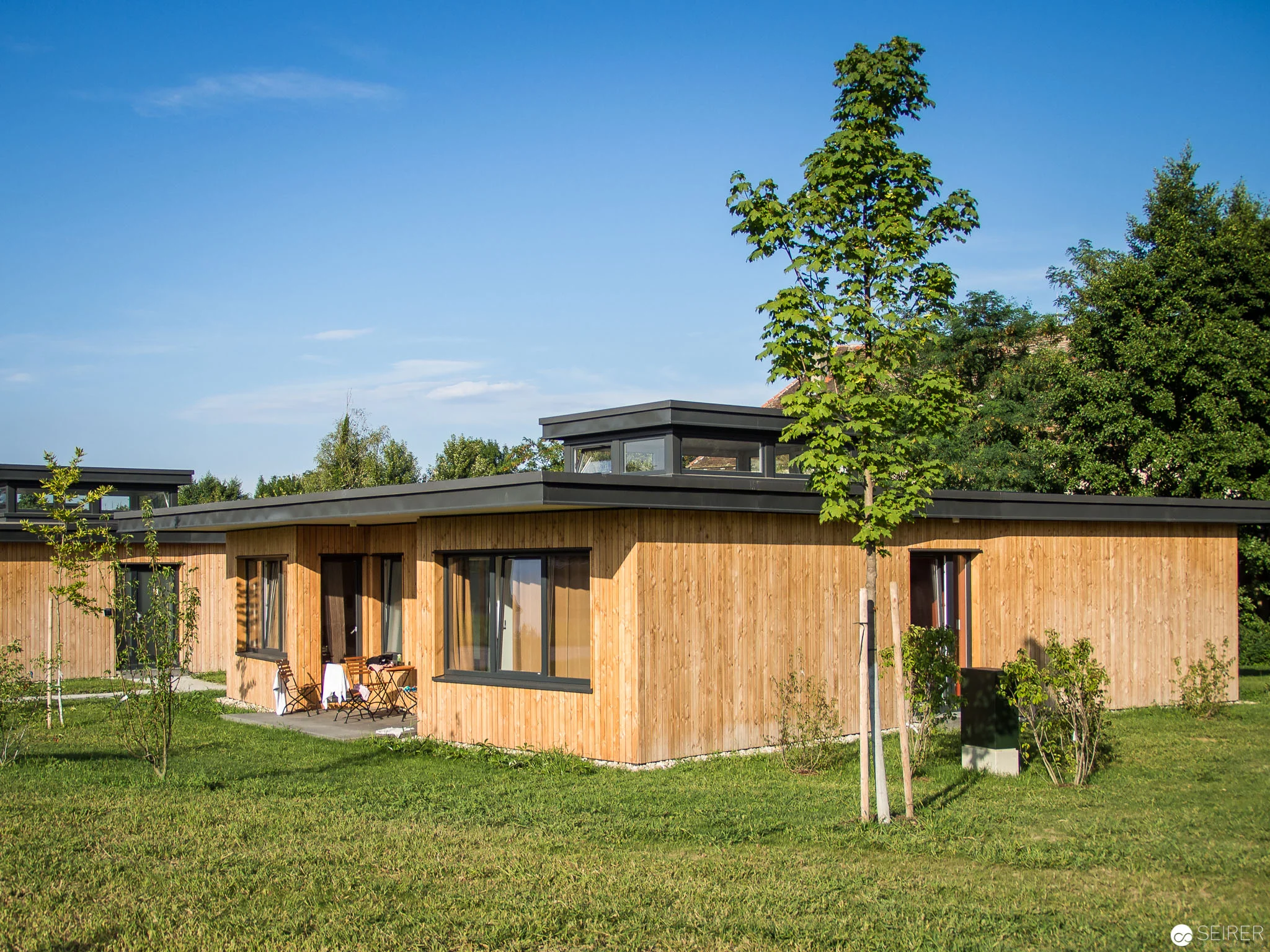 Wer im Schlosspark übernachten will, kann dies in den 16 neuen Cottages tun.
