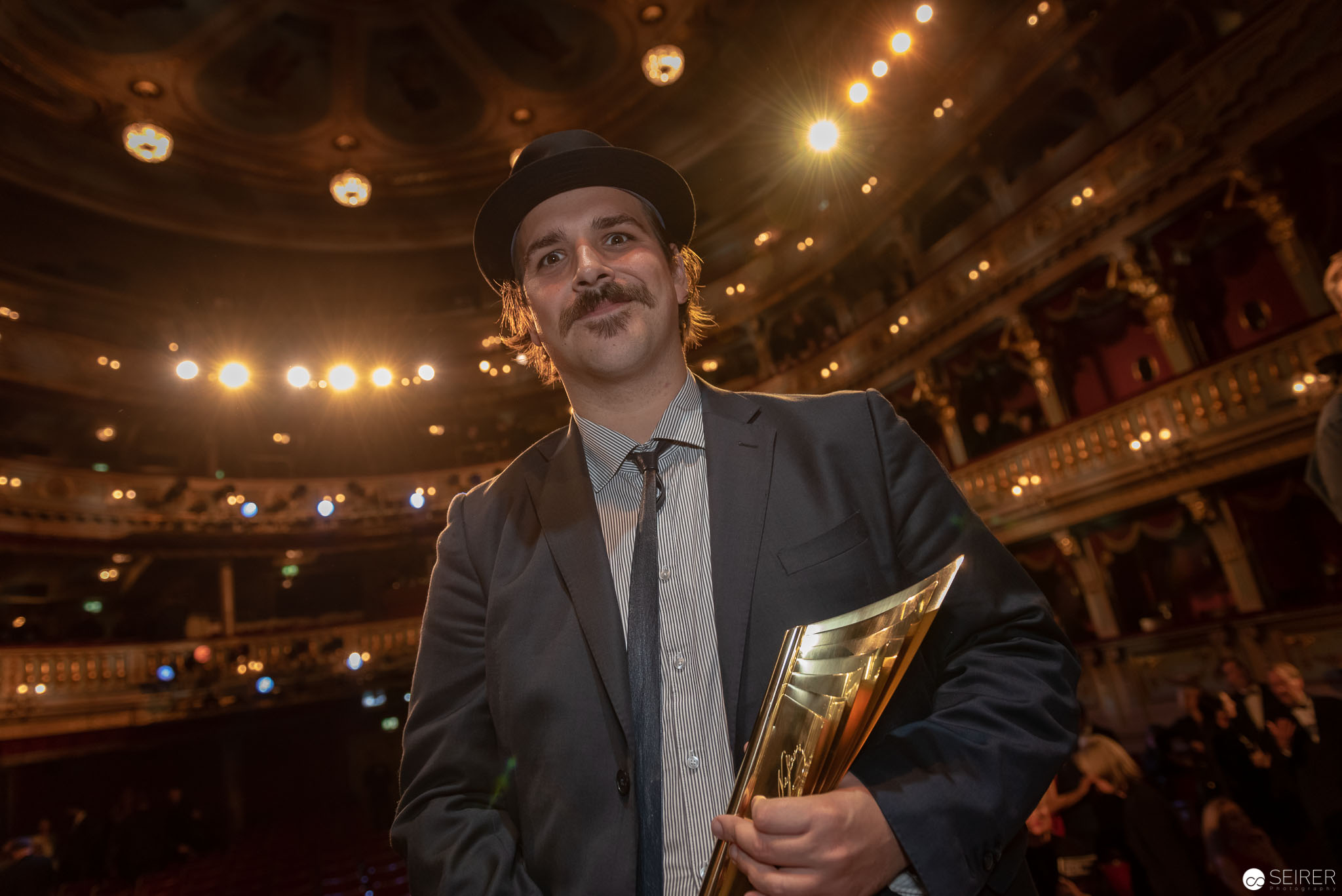 Ferdinand Schmalz bei der Nestroy Verleihung 2018