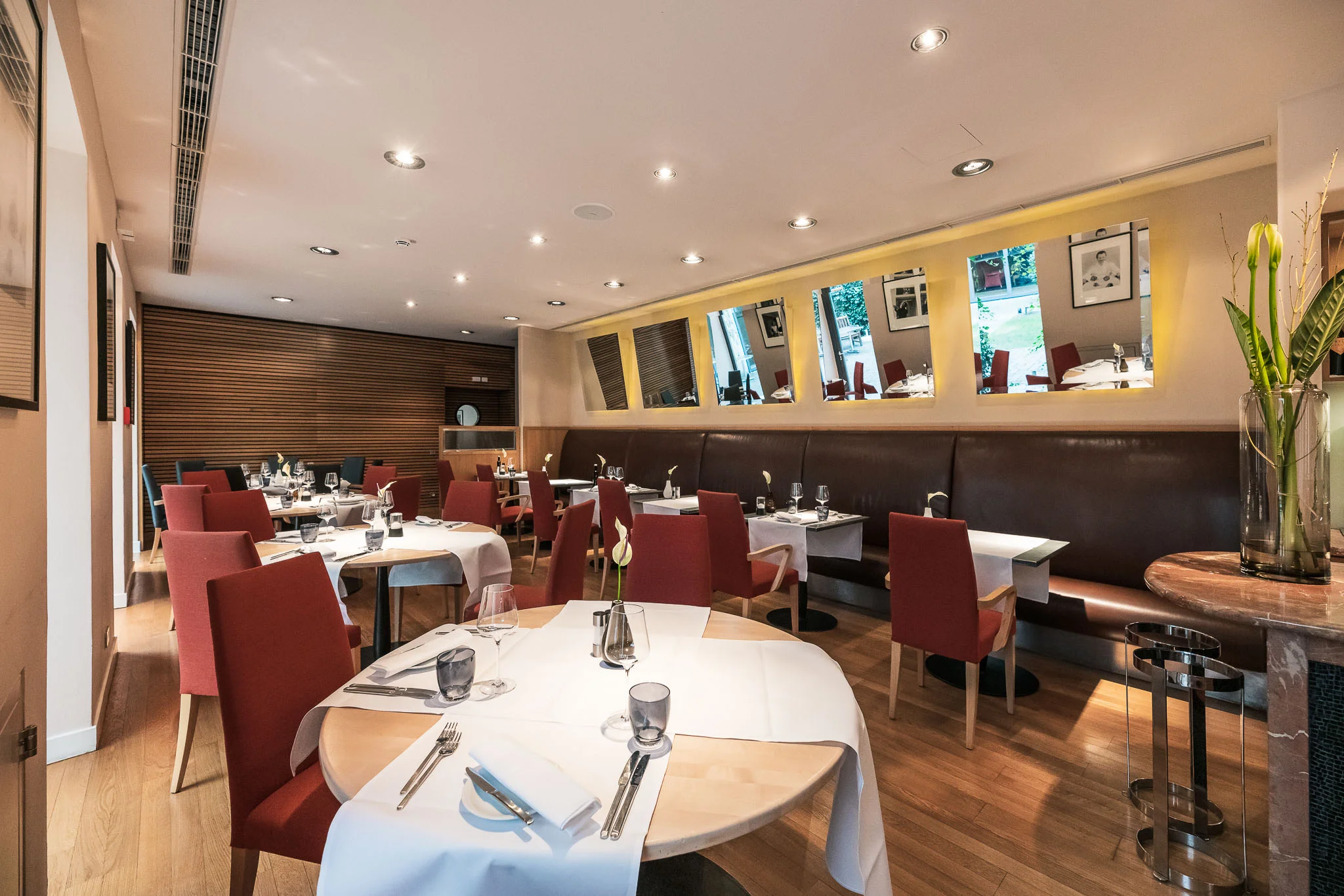 Das Haubenrestaurant “Collio” im Hotel Triest