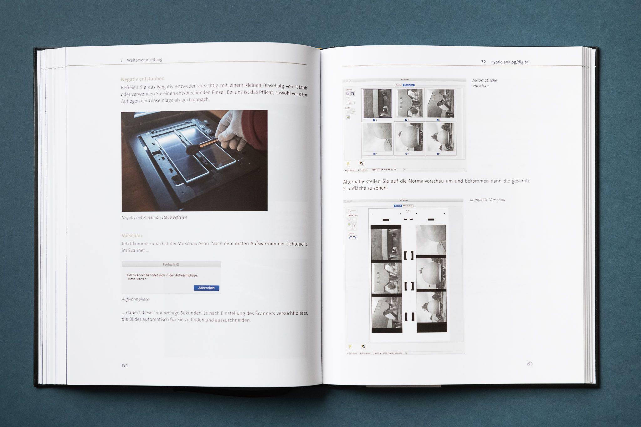 Genaue Vorgehensweisen mit Fotos zur Illustration - Buchrezension “Absolut Analog”