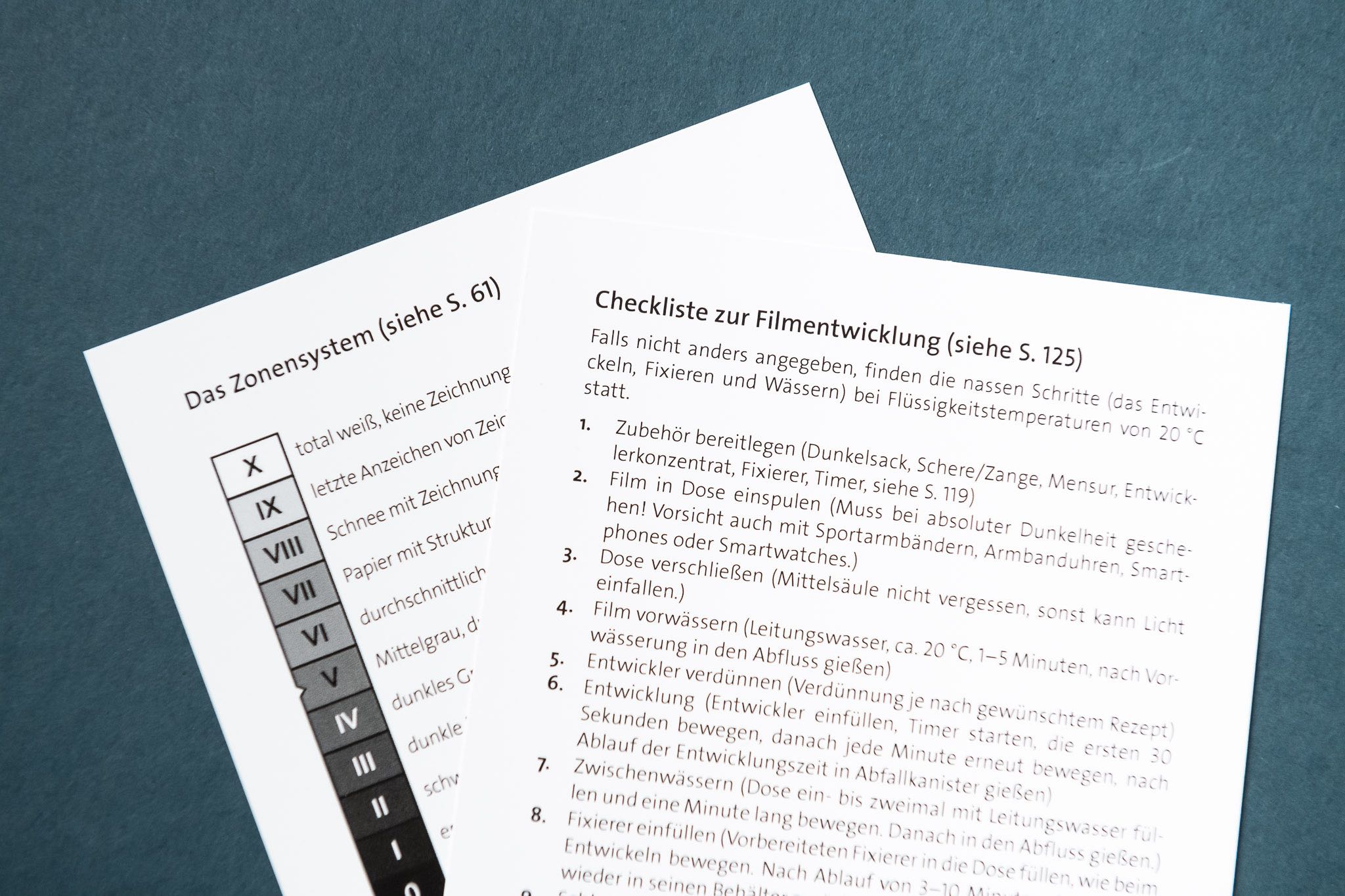 Hilfreiche Checklisten erleichtern das fehlerfreie Vorgehen - Buchrezension “Absolut Analog”