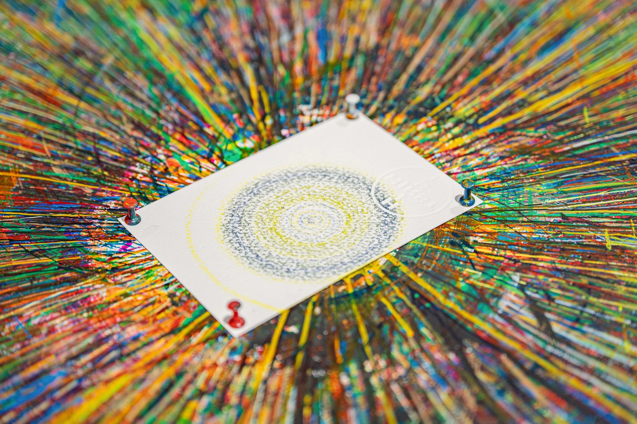 Exhibition view “Damien Hirst - Drawings”, Albertina Modern, 2025