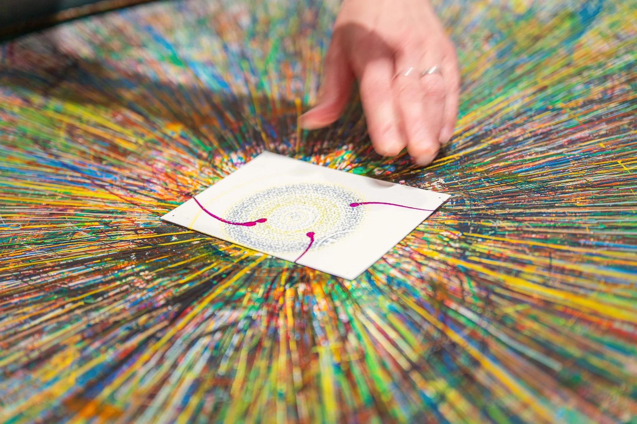 Exhibition view “Damien Hirst - Drawings”, Albertina Modern, 2025