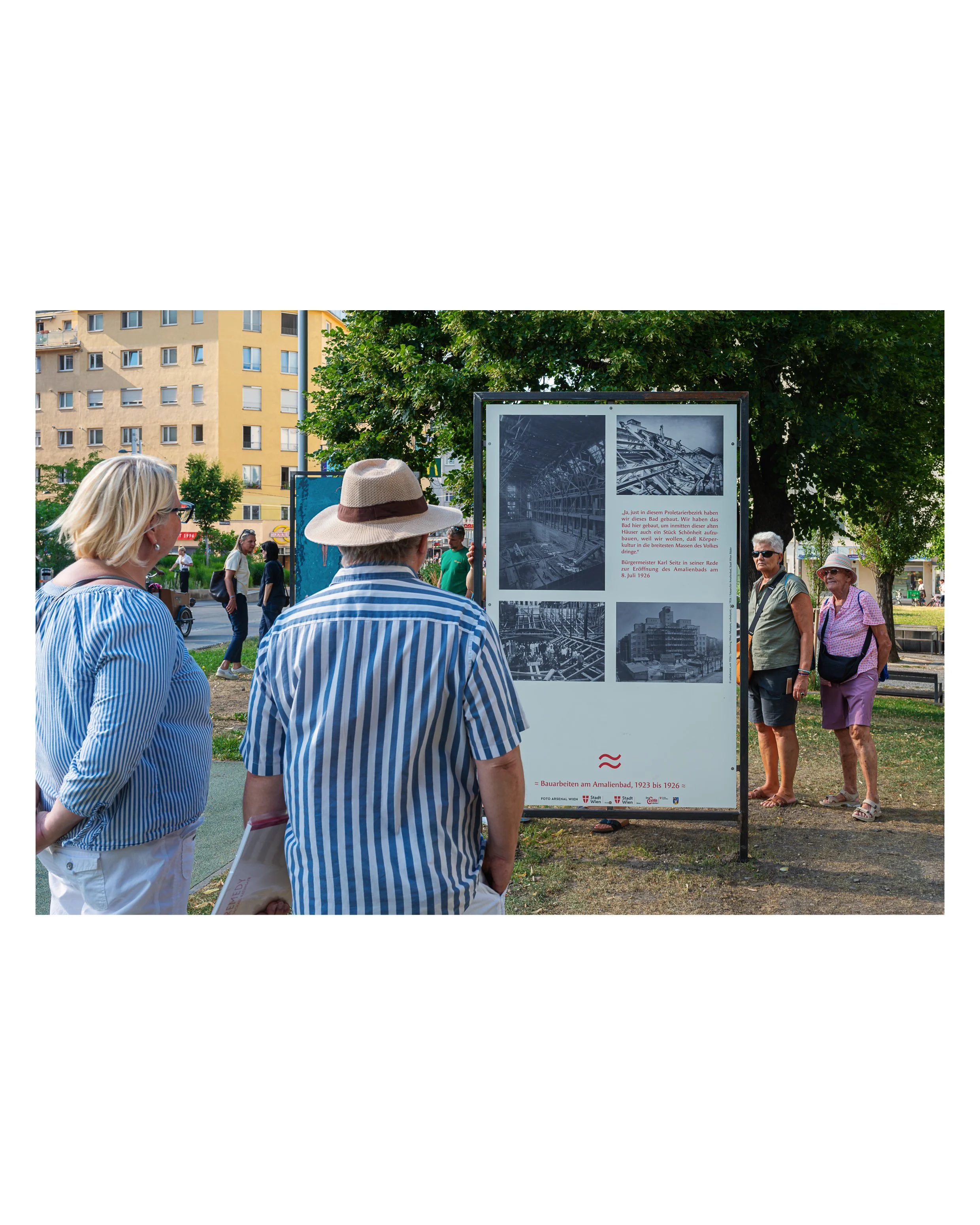 Visitors, “Michael Rathmayr. 100 Jahre Amalienbad“. Exhibition Opening, FOTO ARSENAL WIEN, 2026