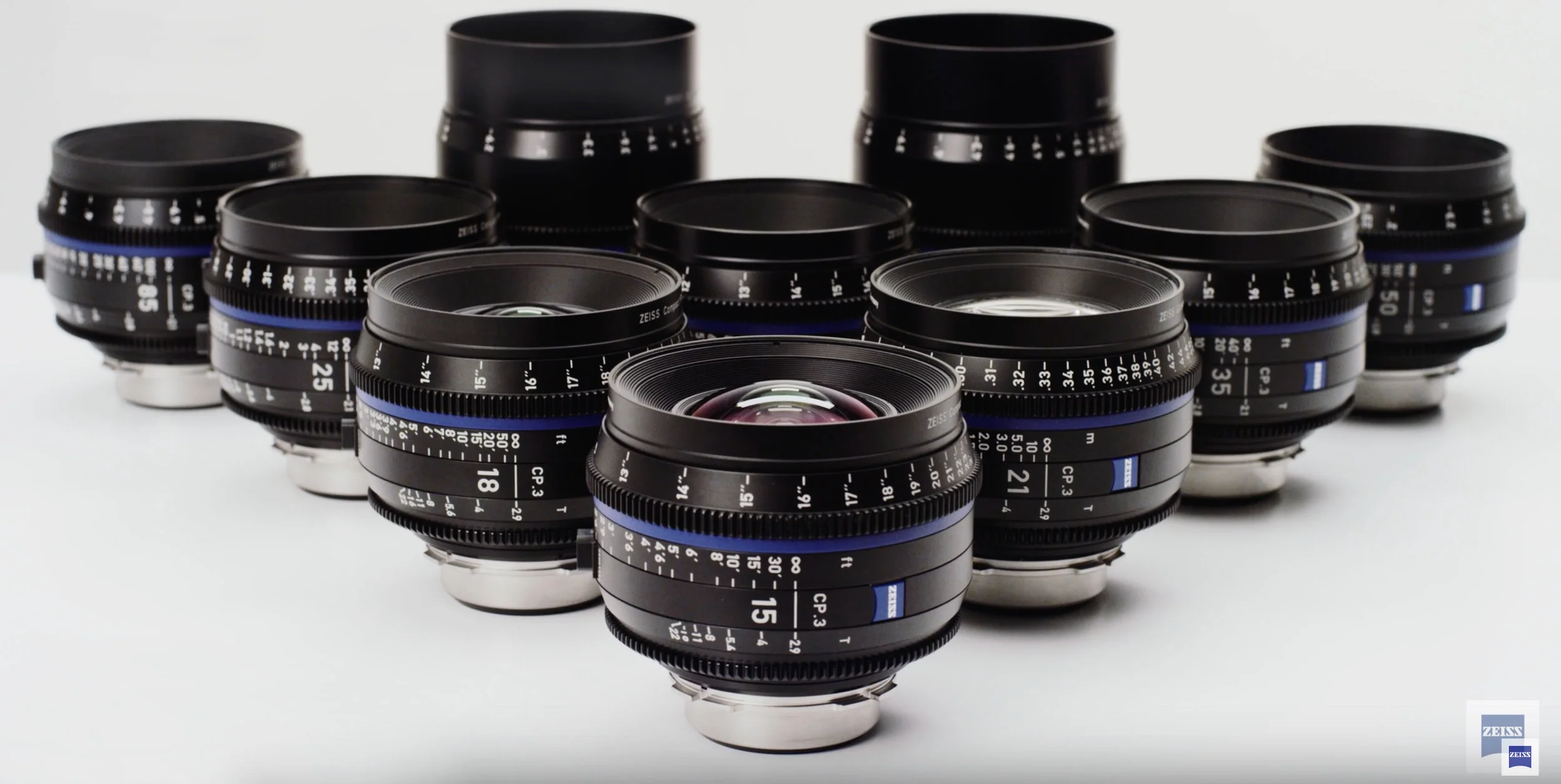 ZEISS CP3 Full Frame PL Mount Prime Set