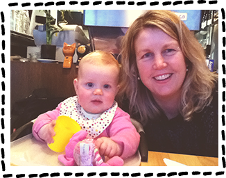 Kereen and her daughter LucaBella