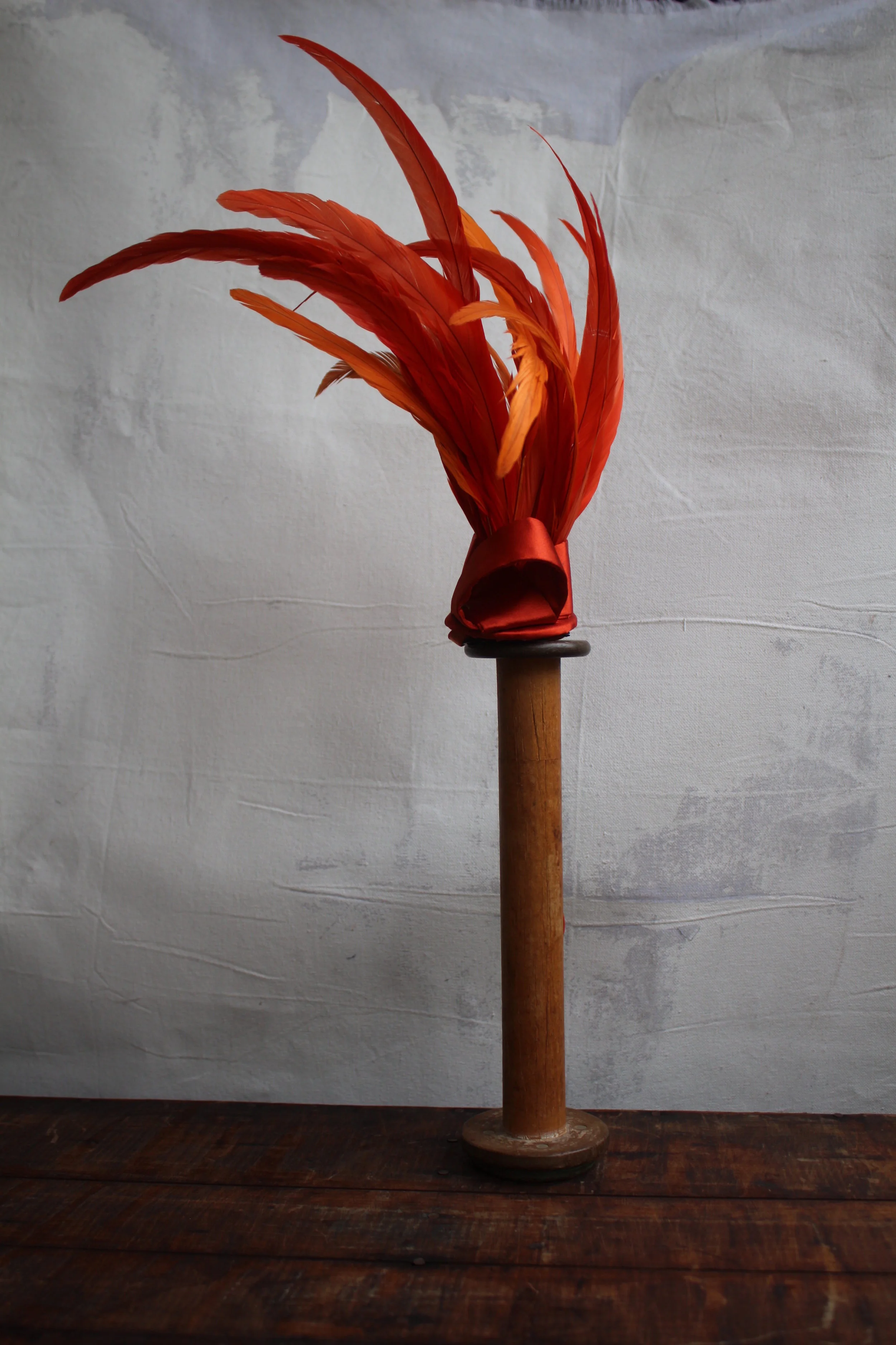 Burnt Orange Fascinator — Gunnar 