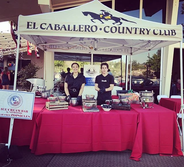Happy 4th! We are back with our best flavors for 1500 guests at El Caballero! No event is too big. Give your guests a dessert they won’t forget. #liquidnitrogen #organic #icecream #dragonsbreath #catering #vegan #4thofjuly