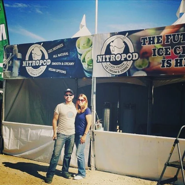6 years ago we were just starting out and brought NITROPOD to #hardsummer in #LA. We learned some lessons. This crowd was looking for #water, #booze and #chickenstrips. Not #organic #liquidnitrogen #icecream 🤷🏼♂️