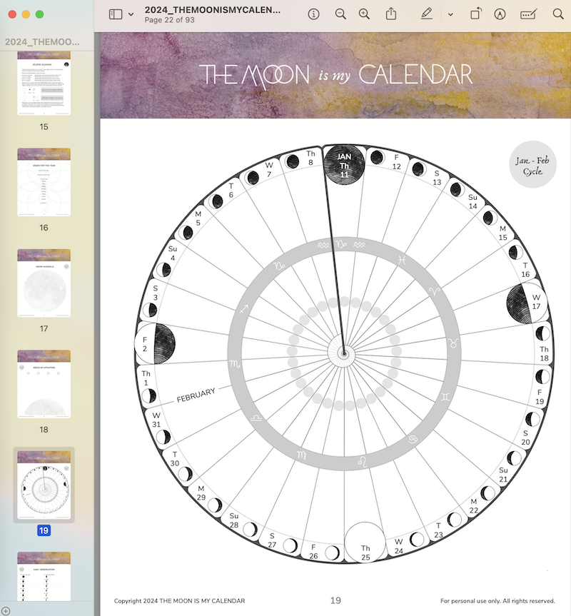 2024-digital-download-new-moon-calendar-journal-pacific-time-zone-the-moon-is-my-calendar