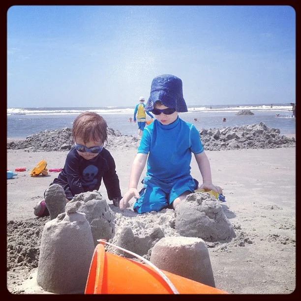 Sand castle - CHECK!