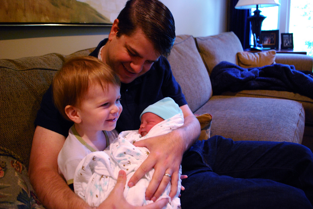 Adjusting as a family of four.