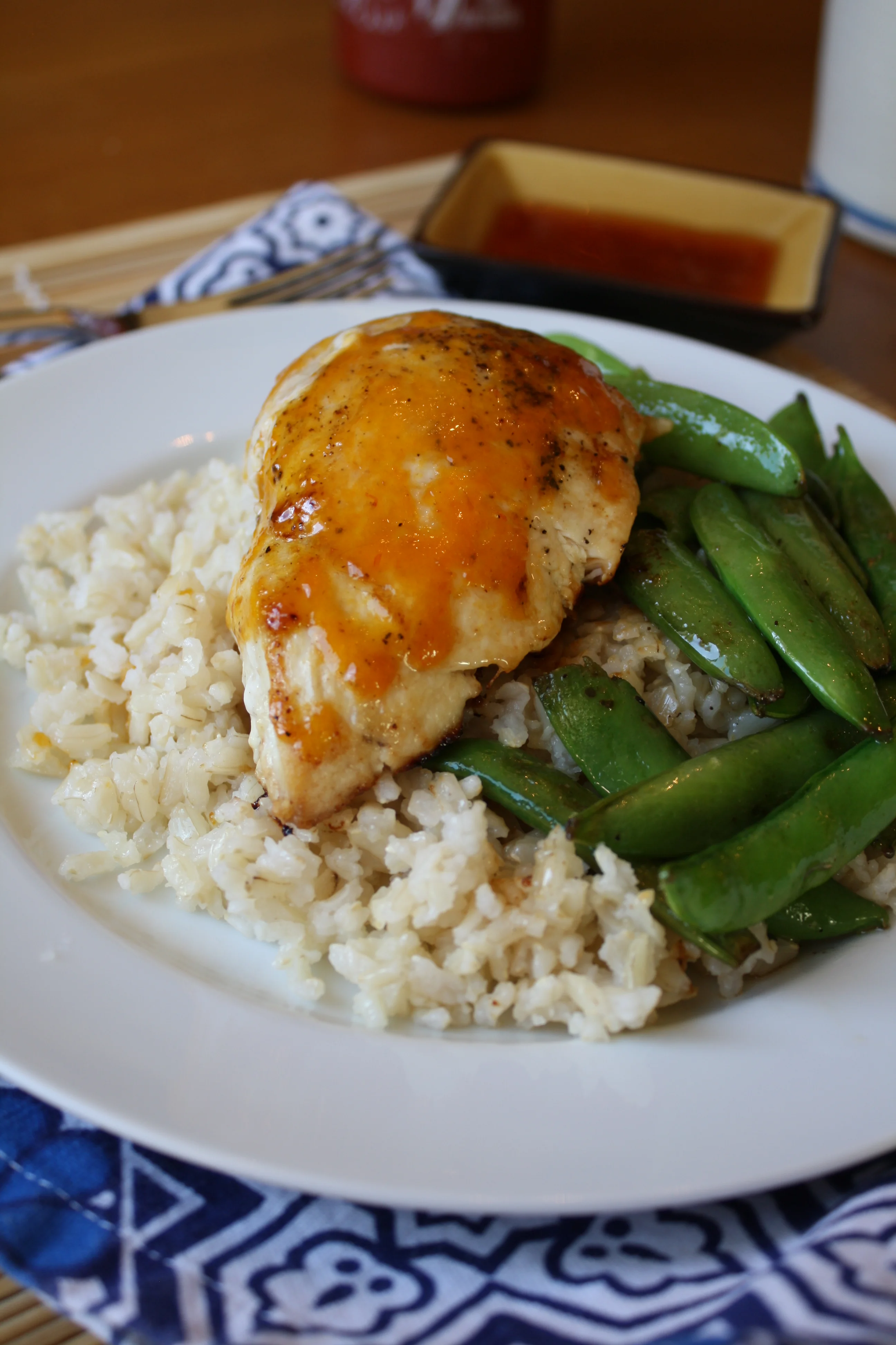 Apricot-Ginger Glazed Chicken