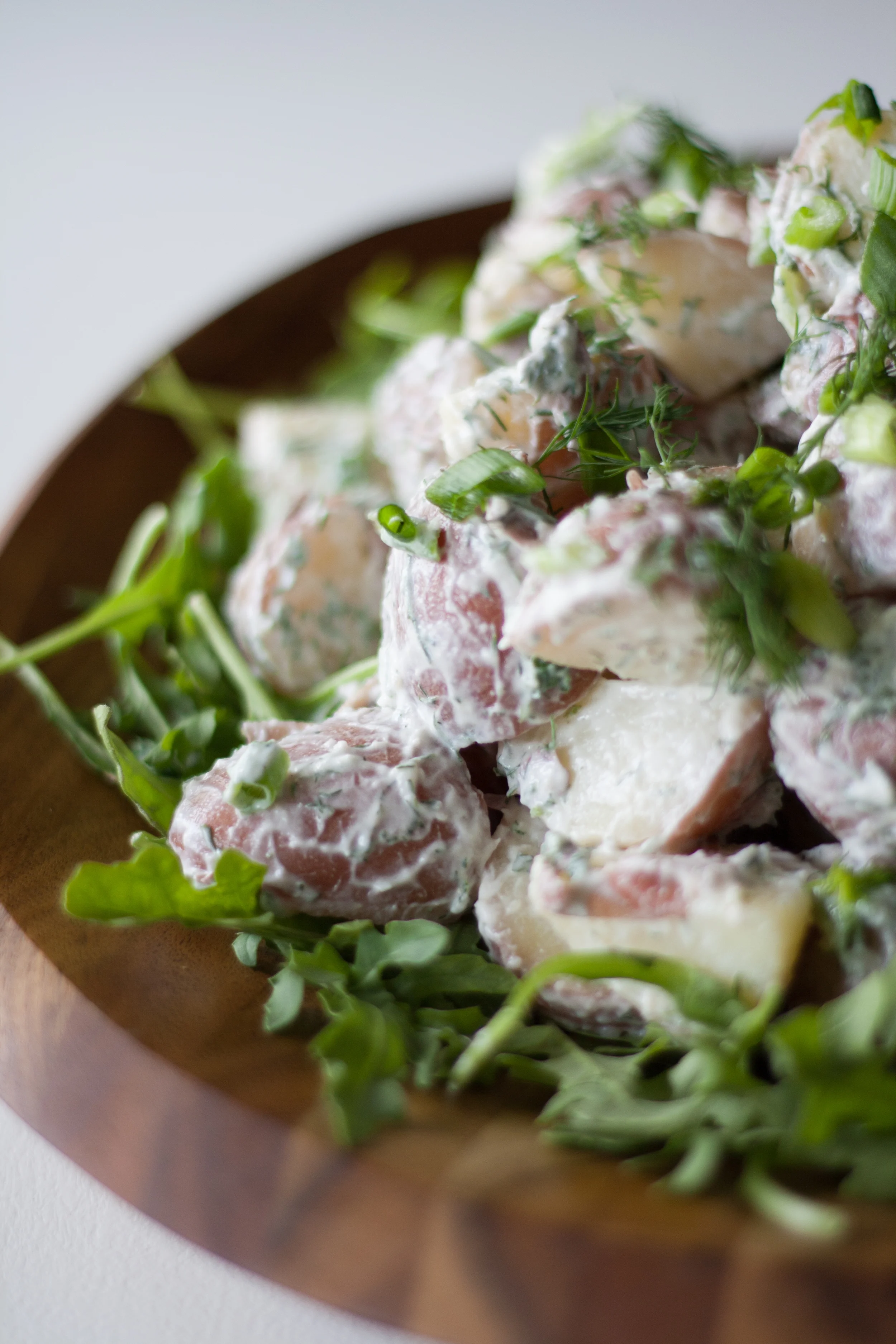 Red Potato Salad with Dill and Horseradish