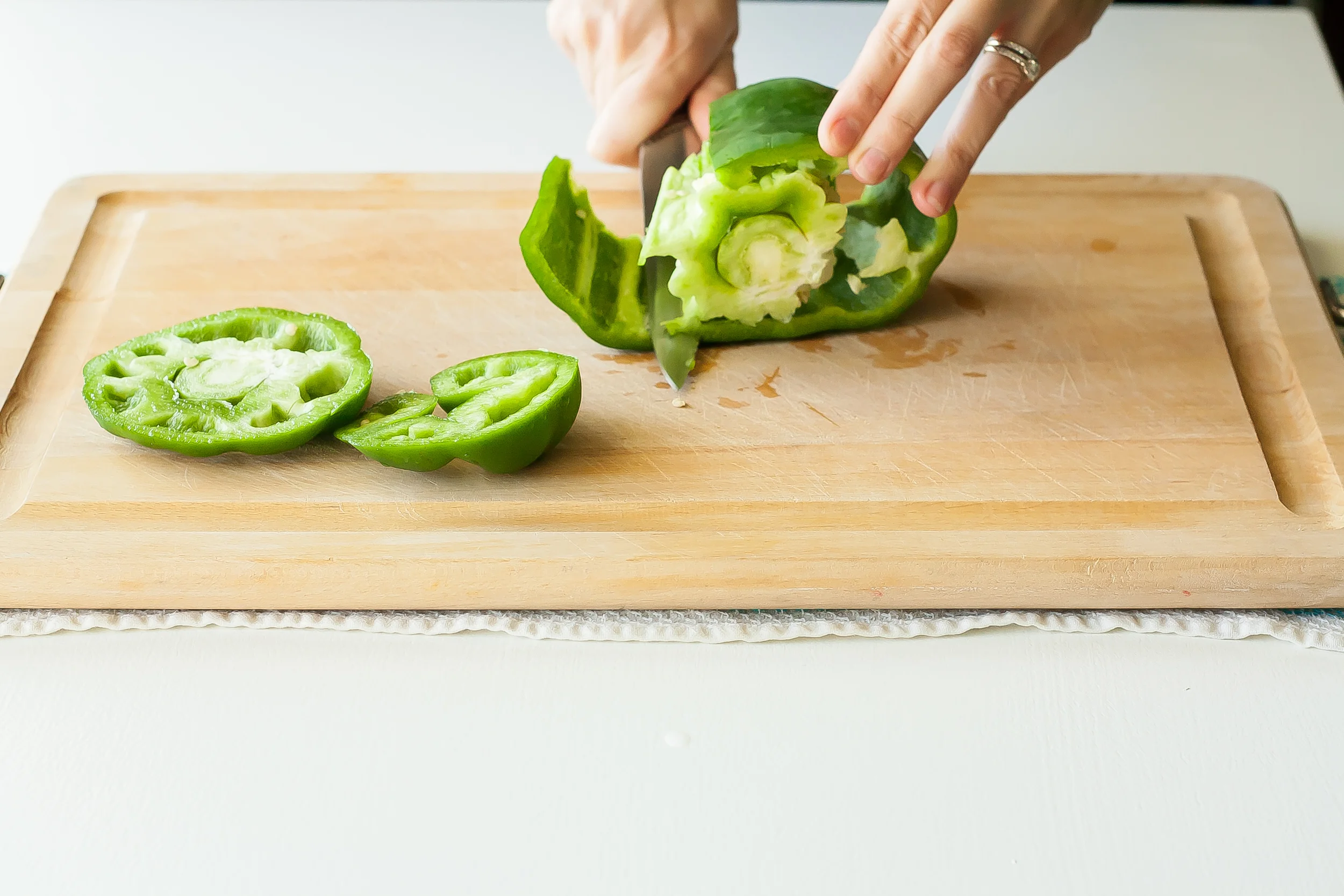 How to Dice a Bell Pepper — The Sunny Palate