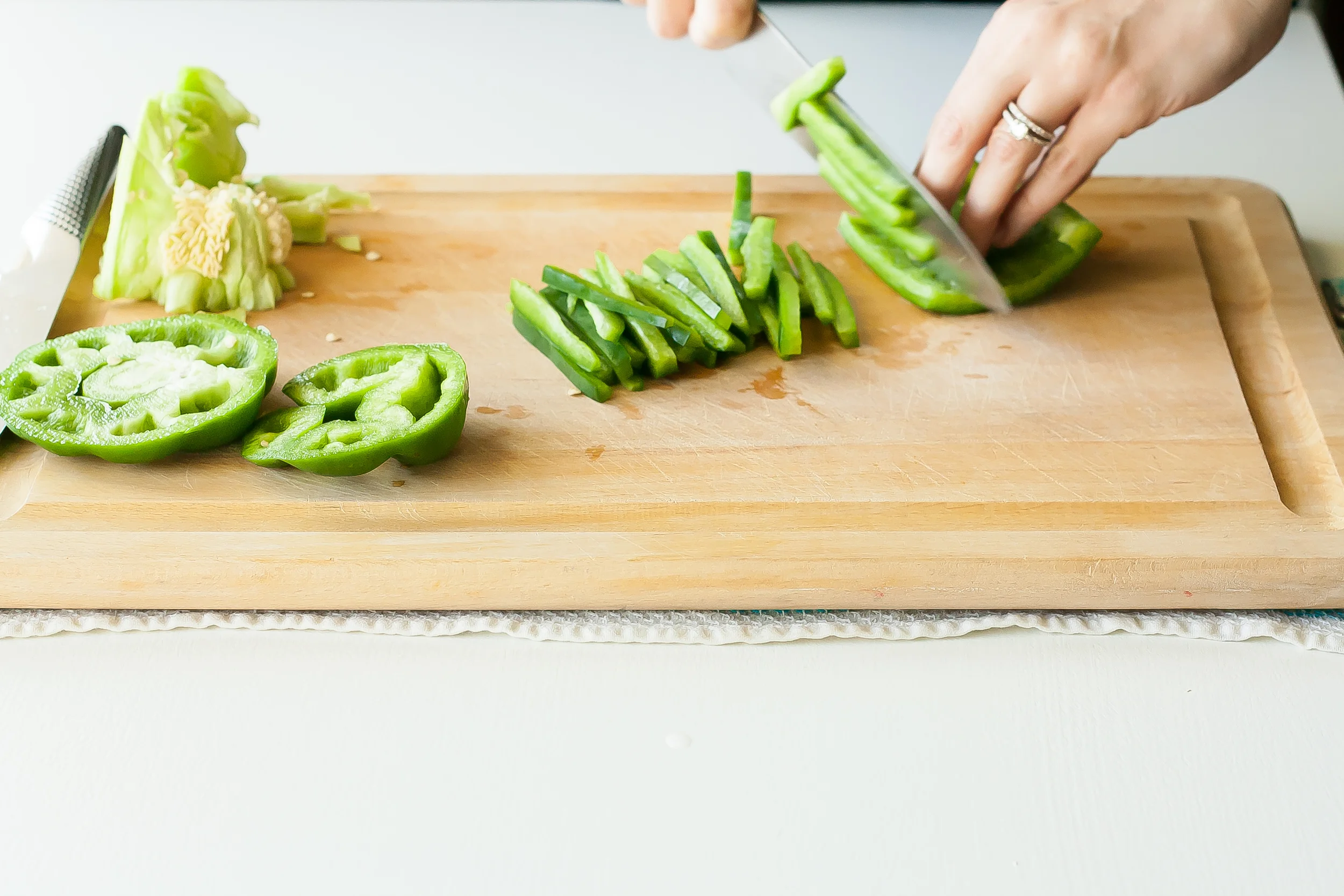How to Dice a Bell Pepper — The Sunny Palate