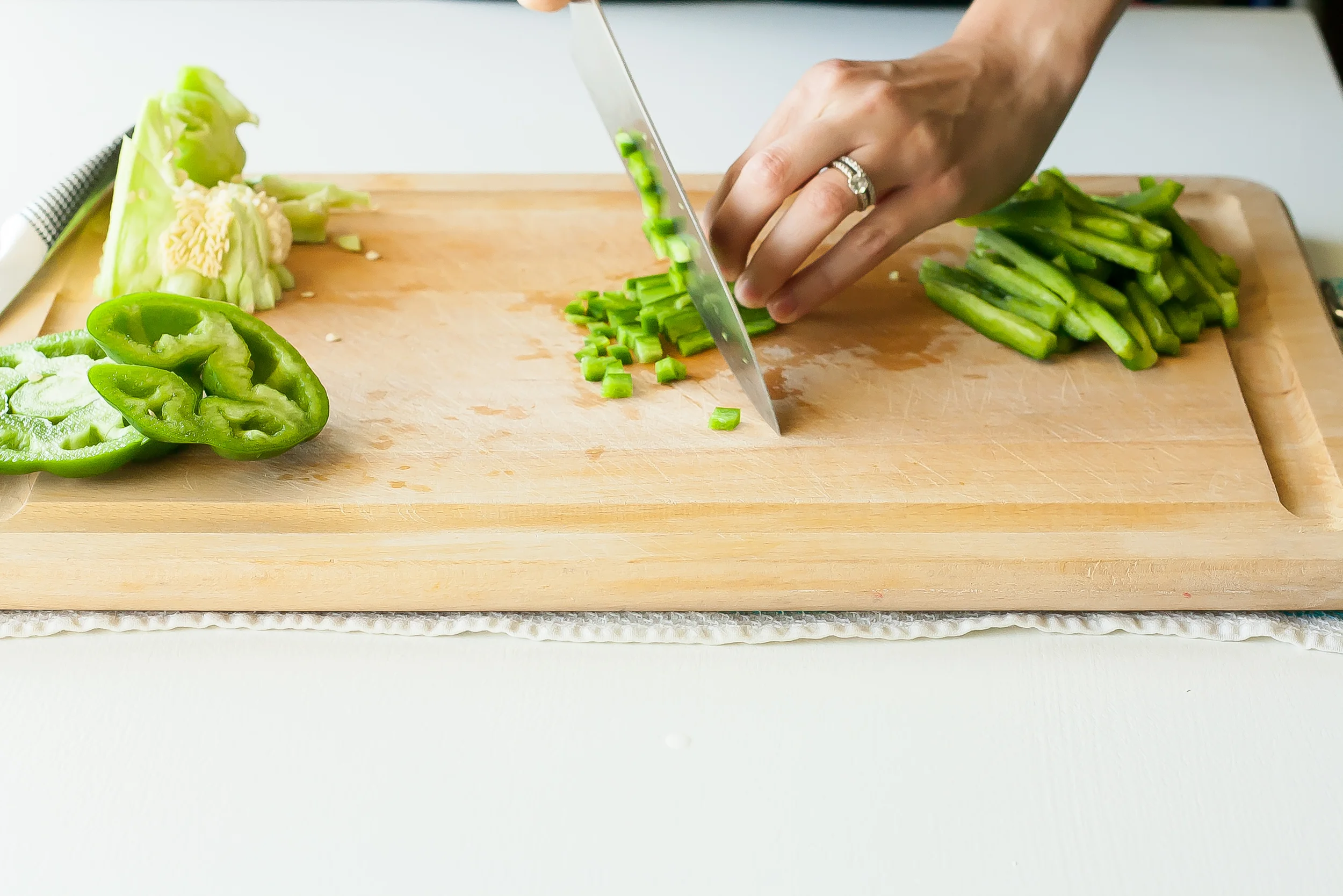 How to Dice a Bell Pepper