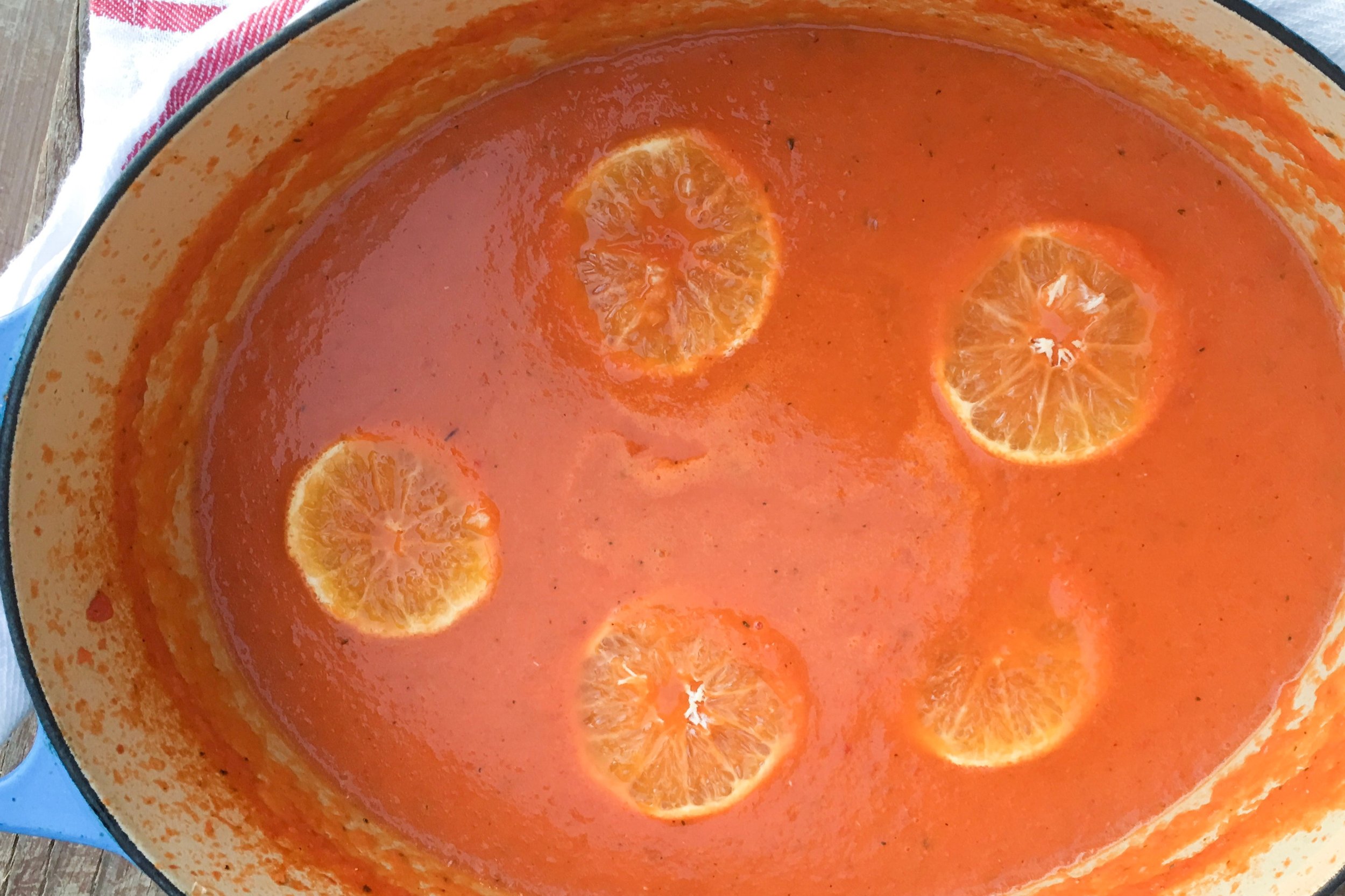 Elephant's Deli Tomato Orange Soup