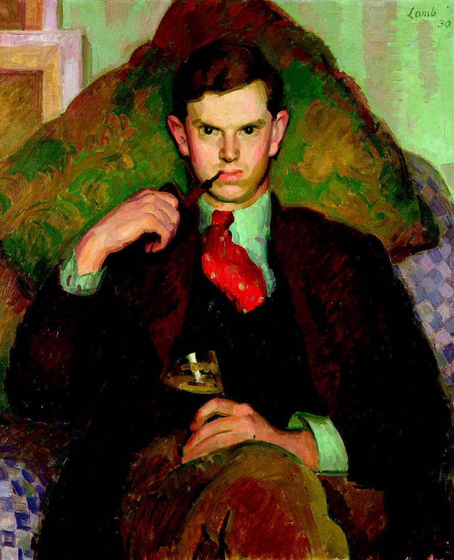 Henry Lamb's Oxford-era portrait of Waugh