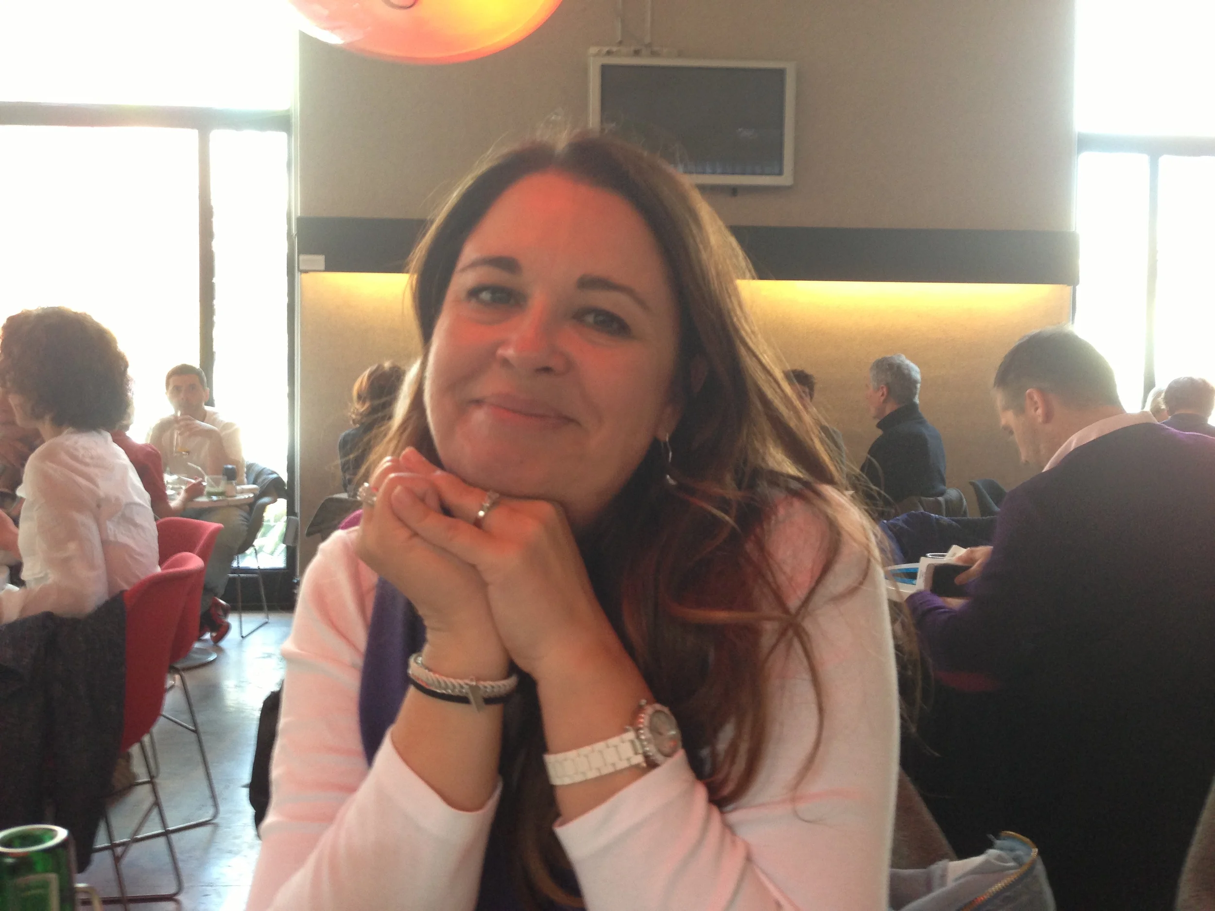 That's me - in the restaurant at Palais de Tokyo, Paris, April 2013
