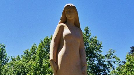 Ola Cohn's sculpture in the Pioneer Women’s Memorial Gardens   