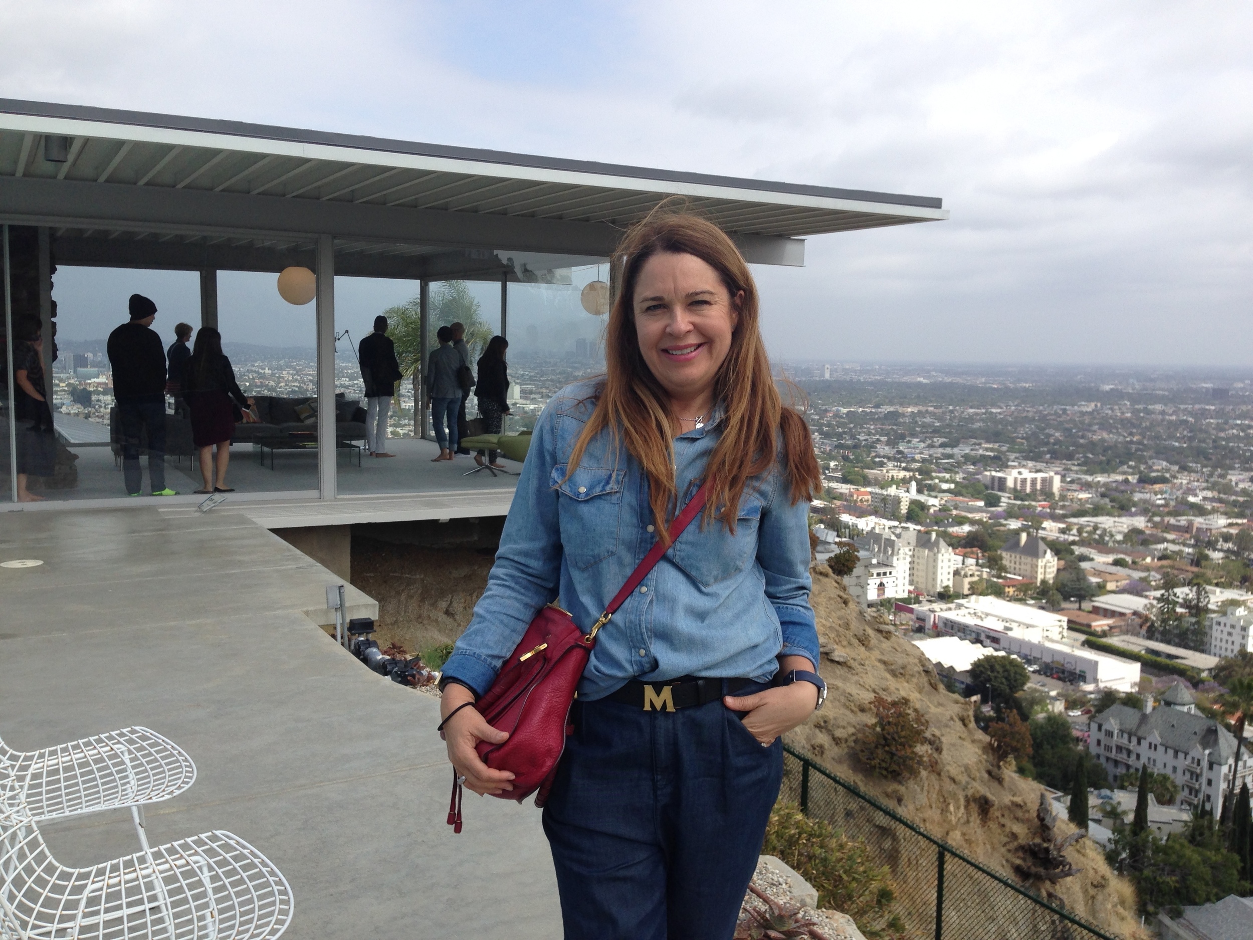 That's me at the Stahl House, West Hollywood.