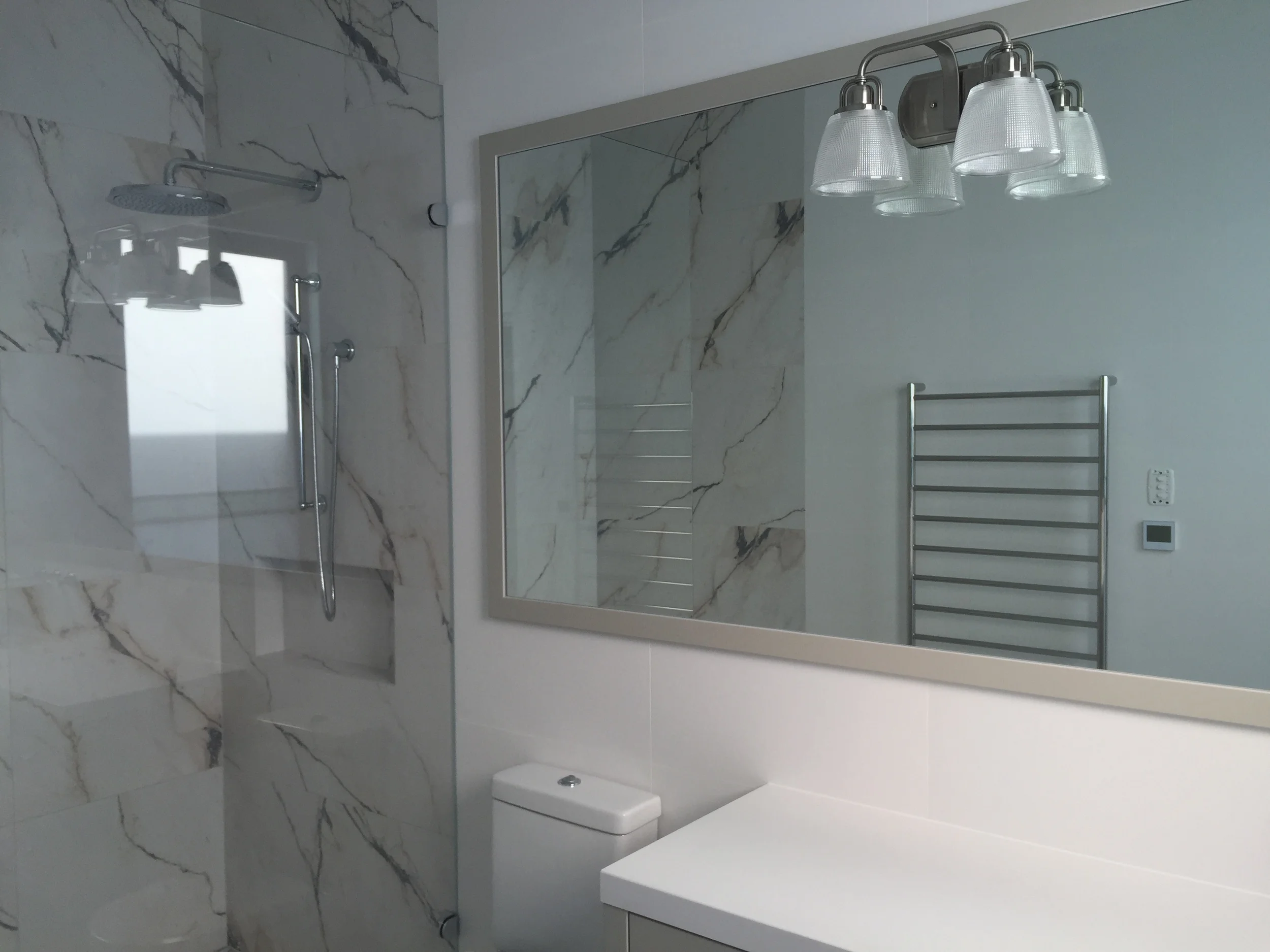 The ensuite before I junk it up.