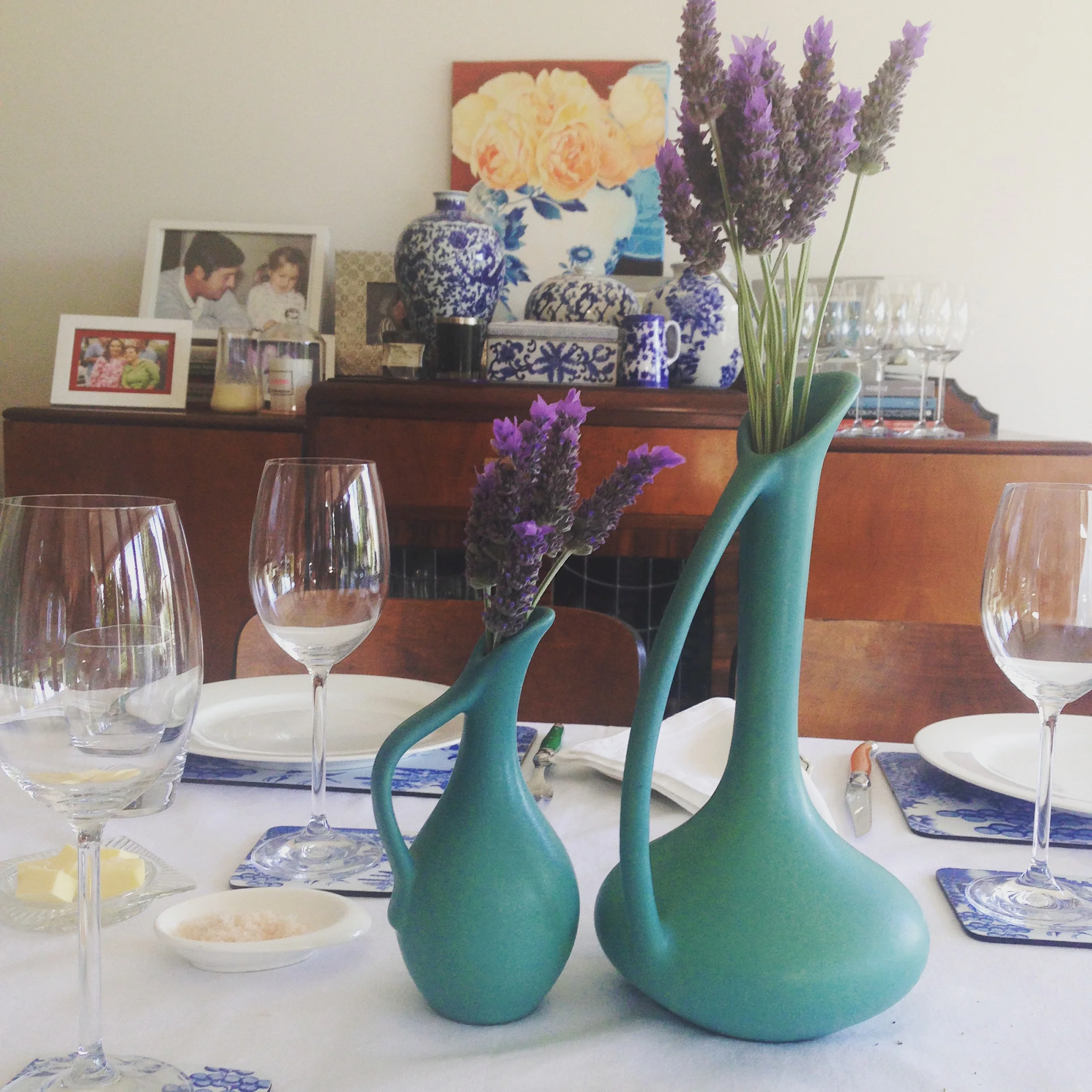 Mid-Century modern vases, from Silverlake, Los Angeles