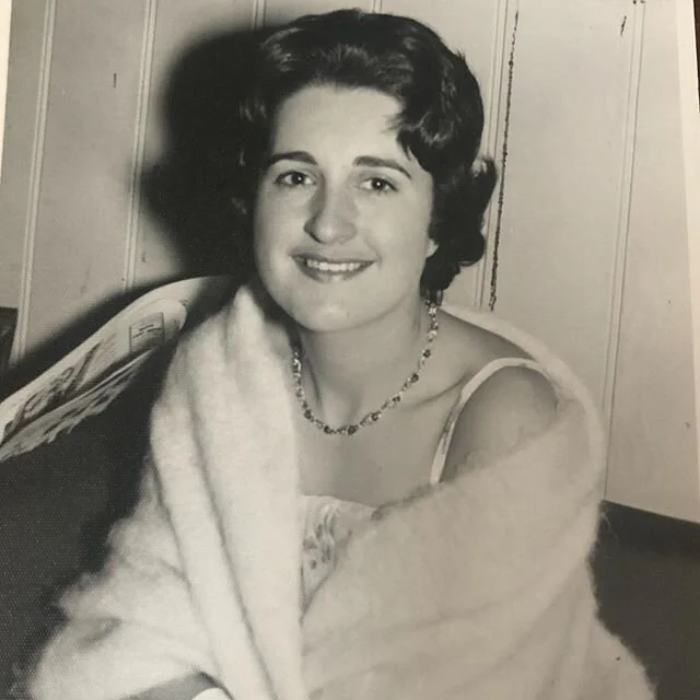 Happy Mother&rsquo;s Day to the regal Jude - her first date night with the rascal who became Dad. 1960 Adelaide Advertising Ball @christine.rady