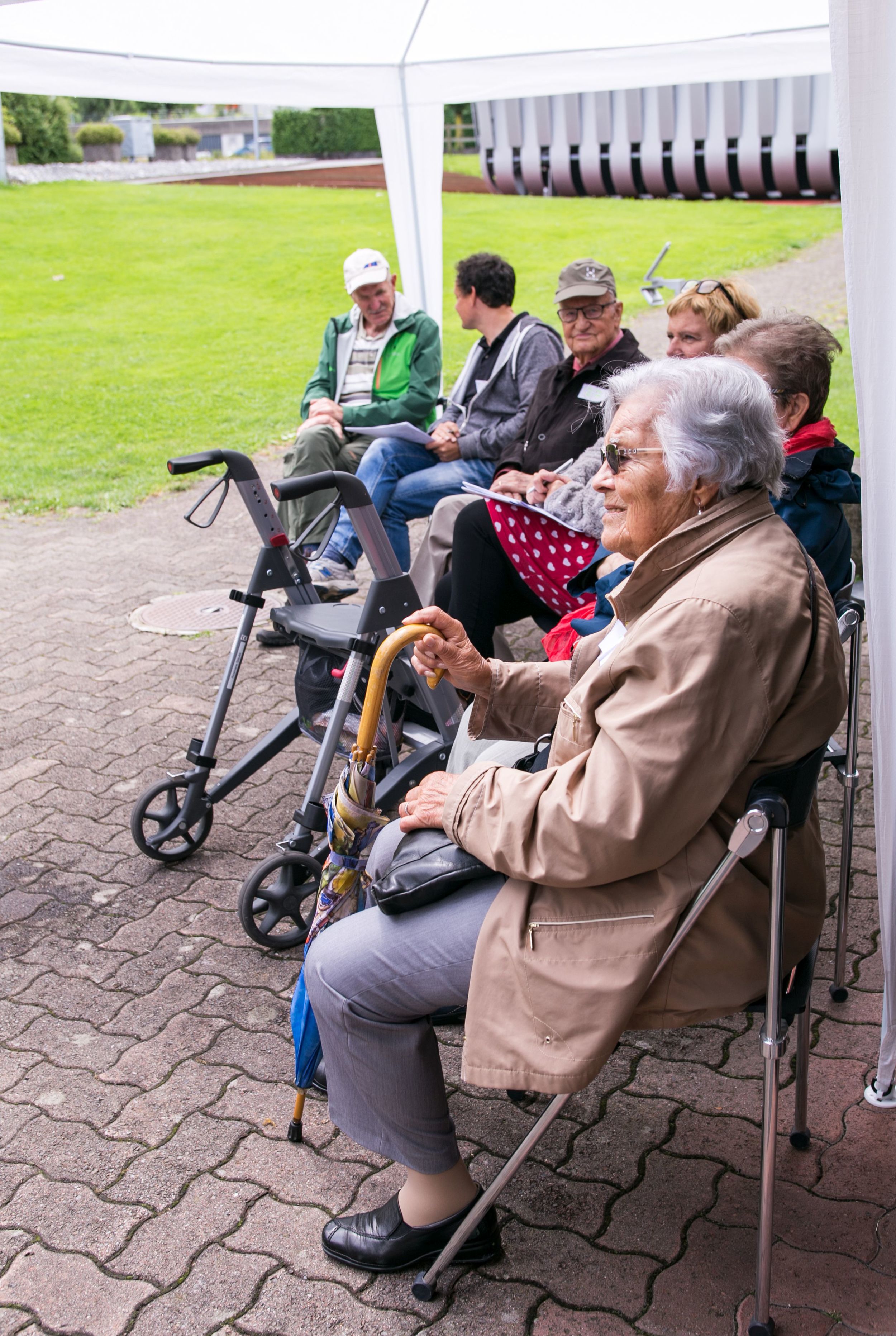 Willkommene Verschnaufpause am "Boxenstopp".