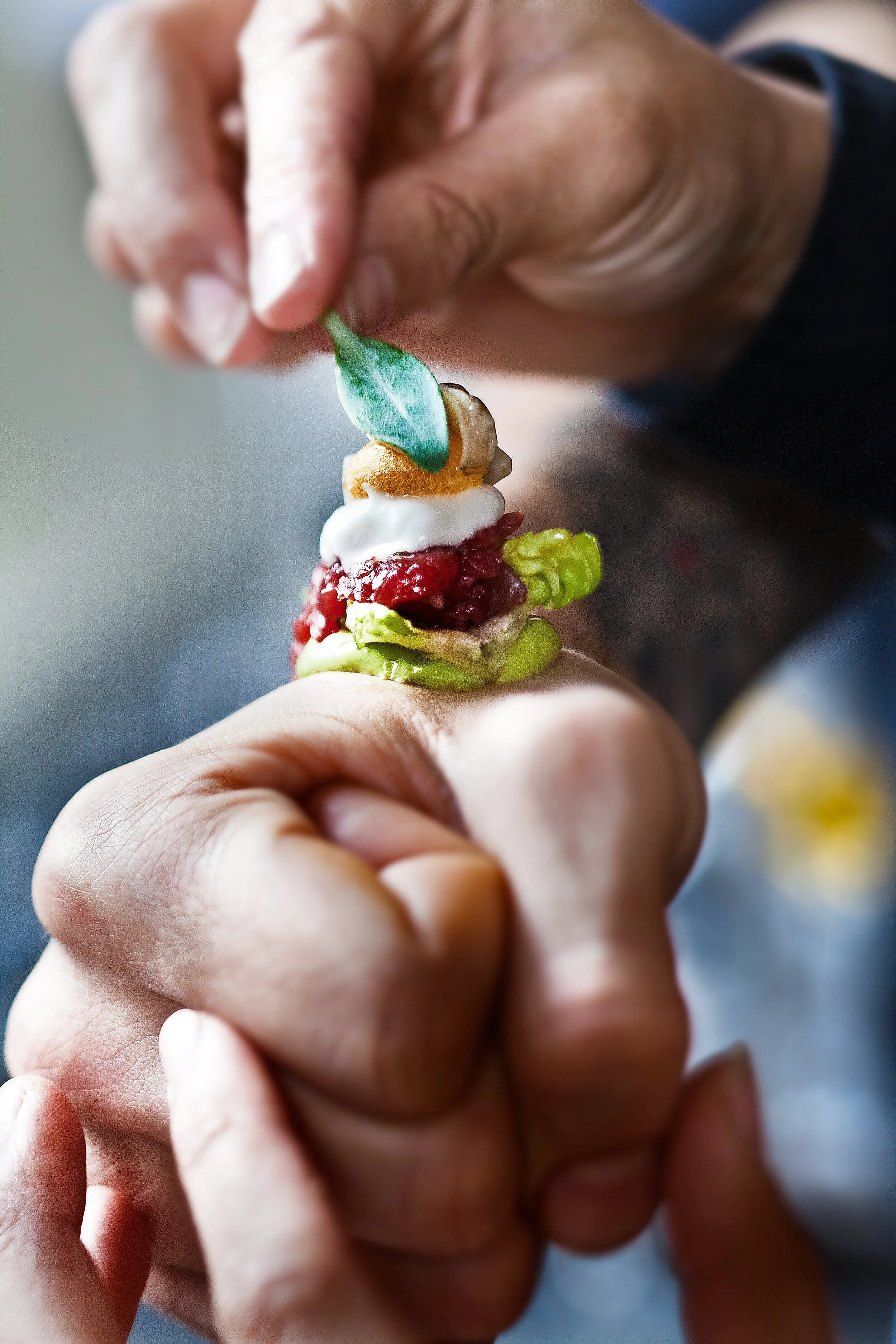 burger auf die hand, 3 sterne, amuse guele, de librije