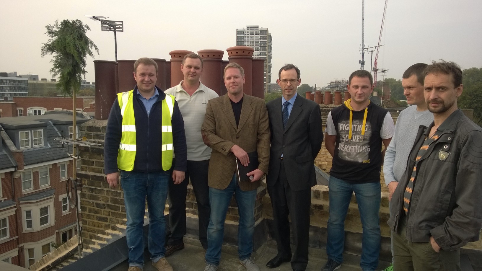 Hugo Hardy Took this opportunity to say thank you to StemandAgate the contractors on the works in Battersea.