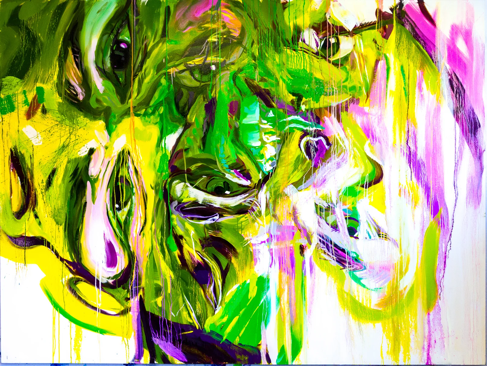 The Big Green One, oil on canvas, 2016