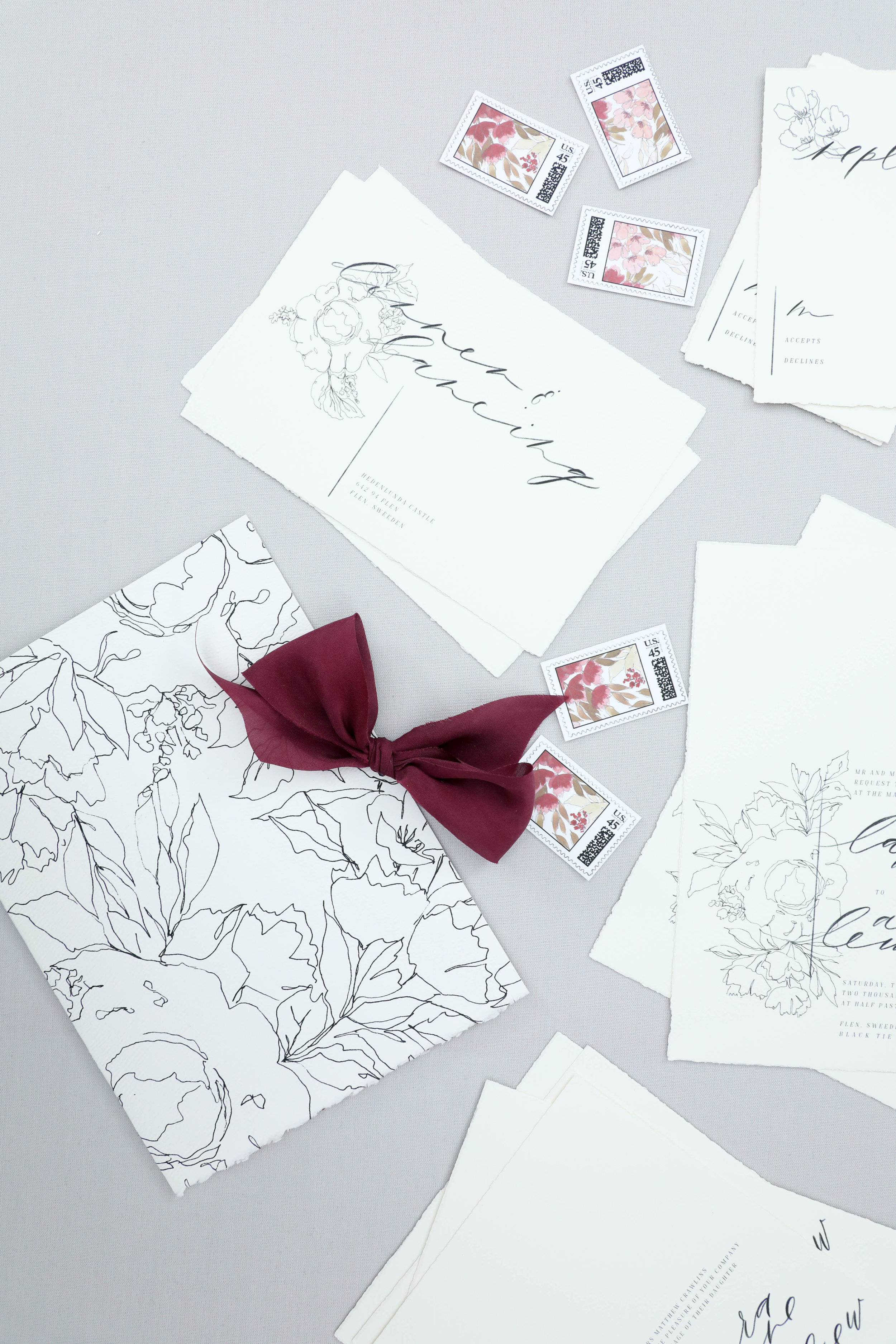 Design House of Moira | Winter Wedding Invitations 