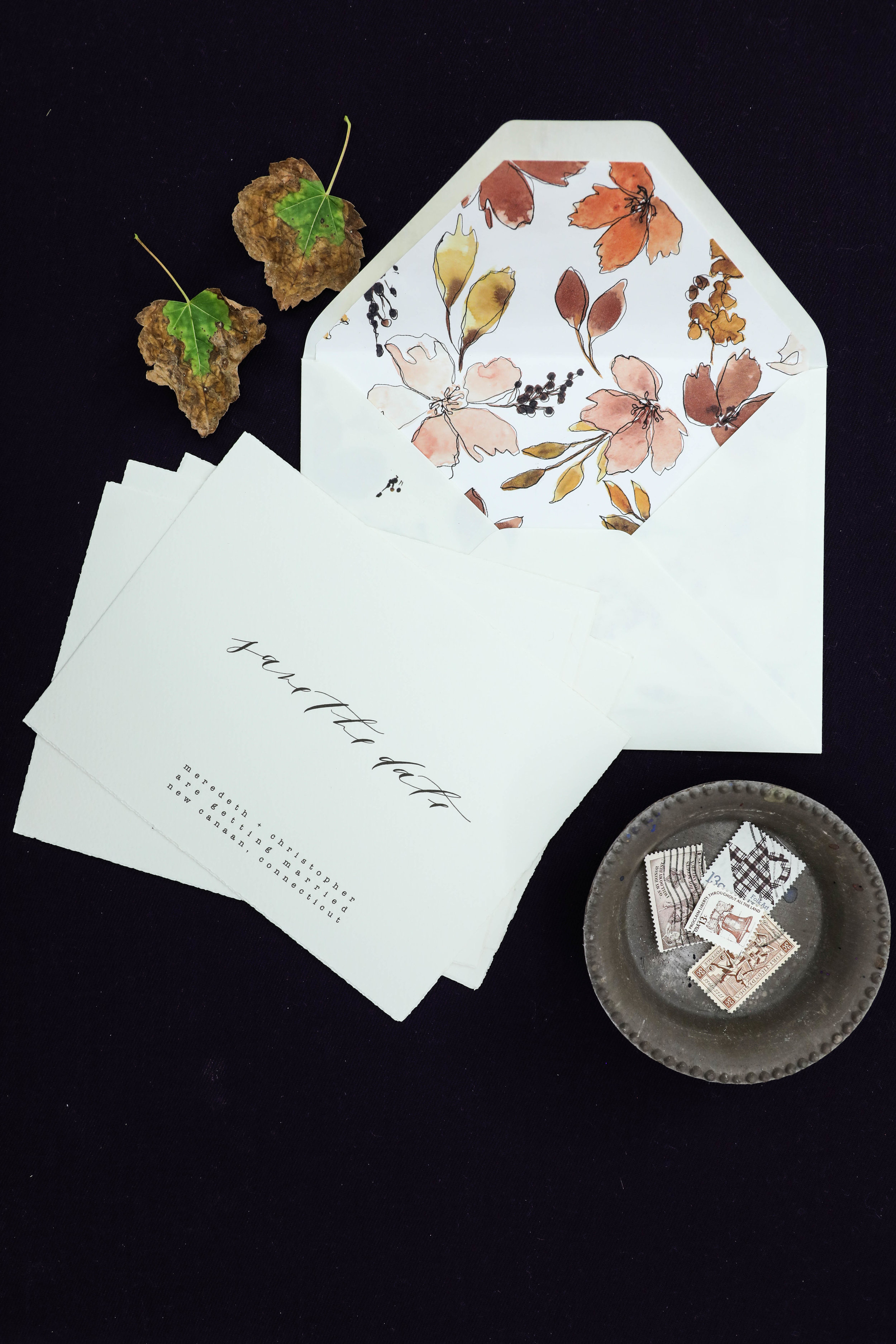Design House of Moira | Bespoke | Fall Autumn Invitation