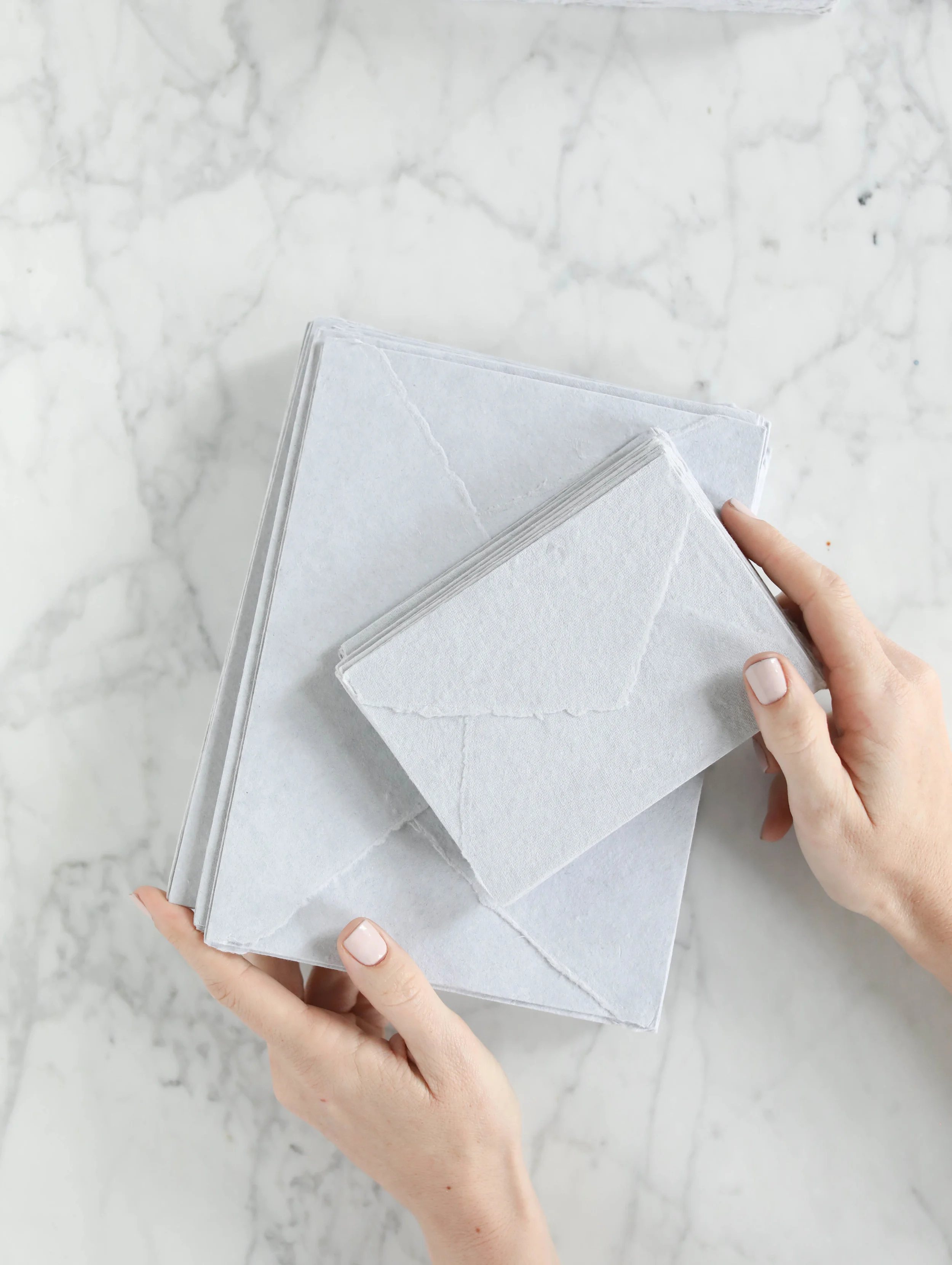 M.Print | Digital Printing on Handmade Paper | Rag Papeterie | Grey Handmade Paper