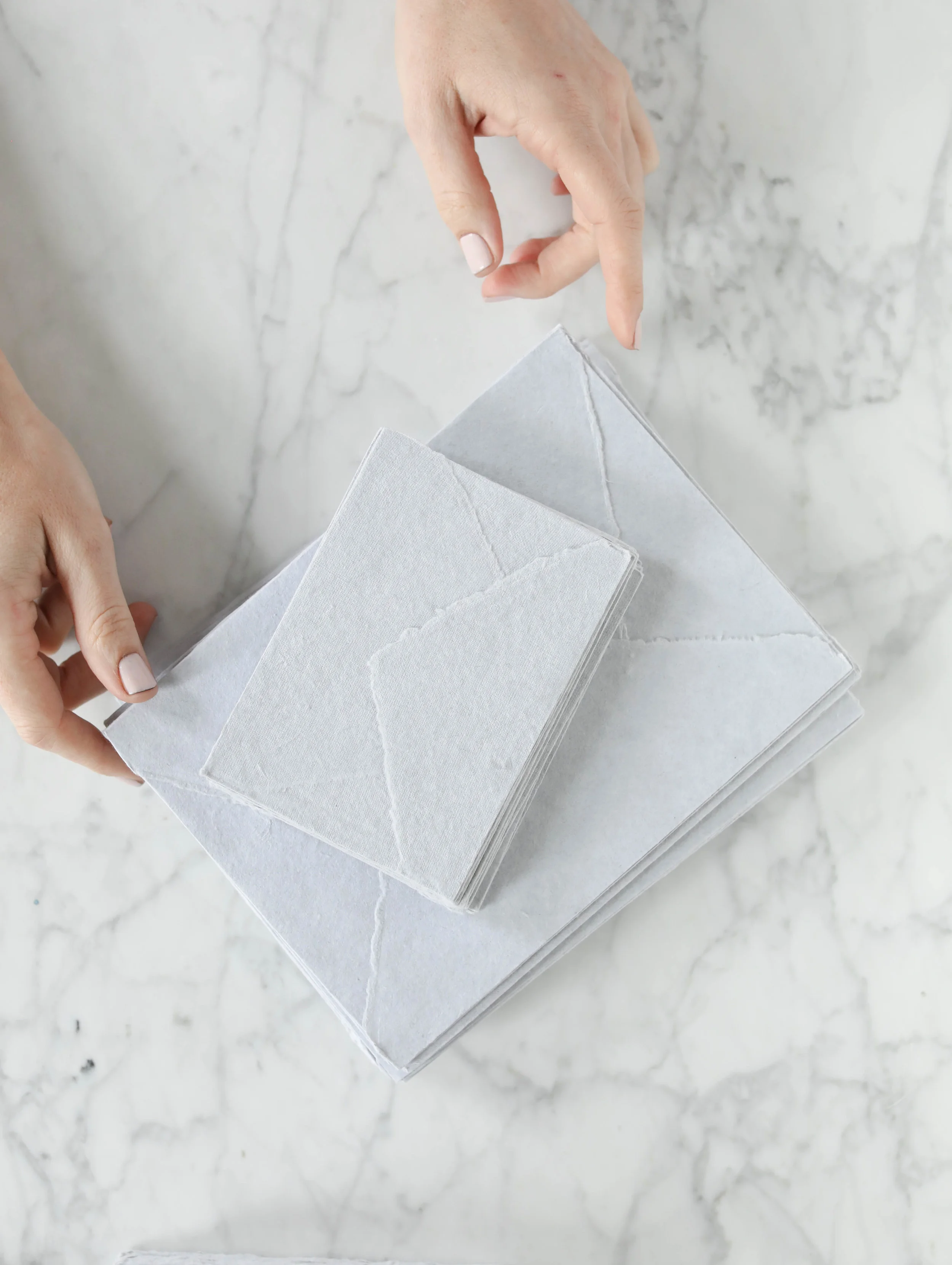 M.Print | Digital Printing on Handmade Paper | Rag Papeterie | Grey Handmade Paper