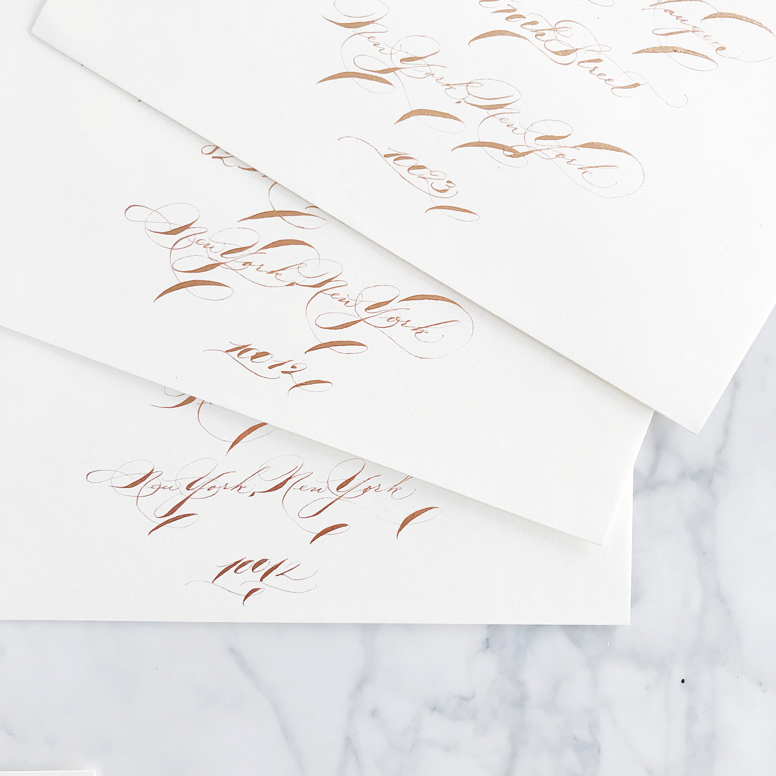 Philadelphia based wedding calligrapher | Wedding invitations calligraphy