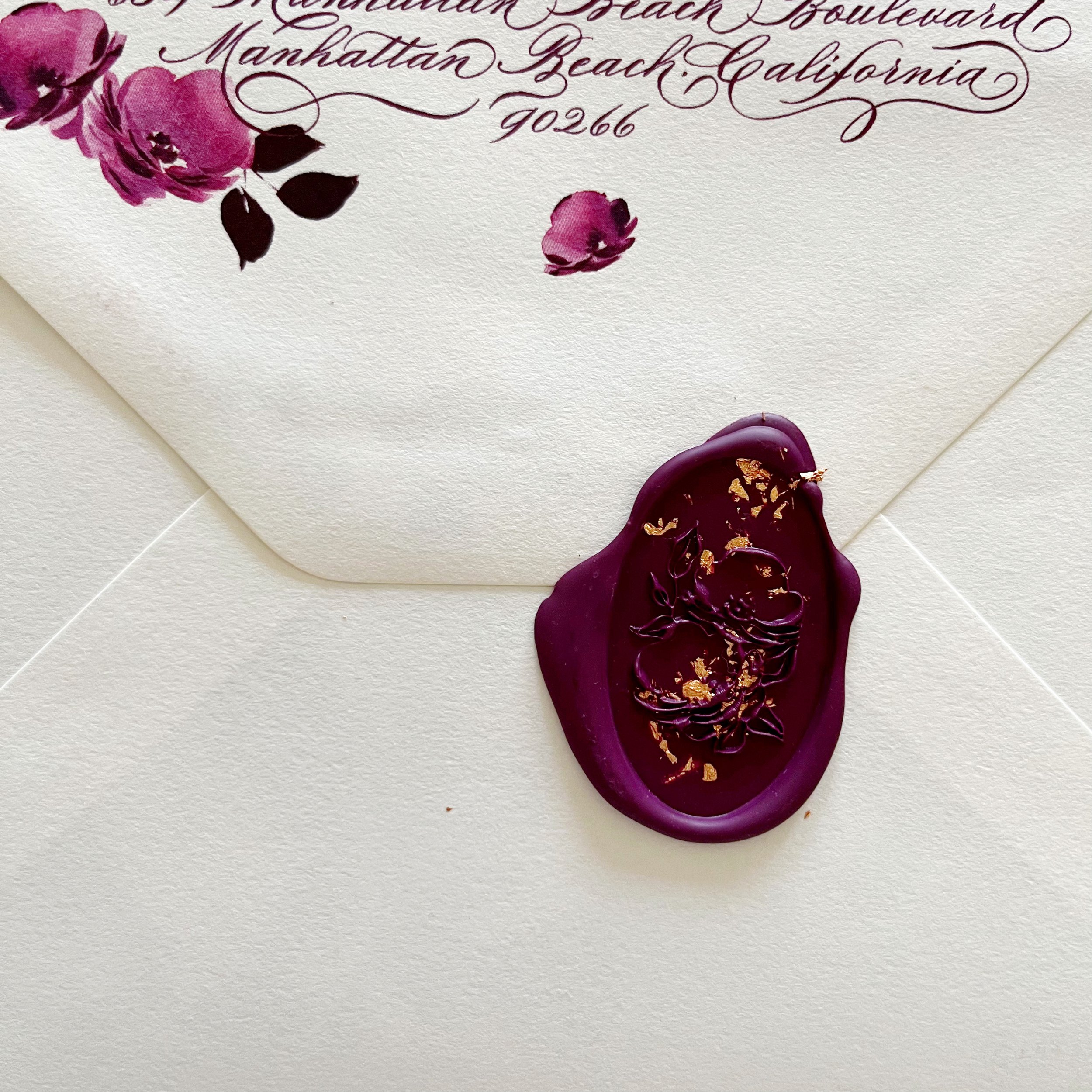 *Custom Raspberry and Rose Gold Wedding Invitations Lake Como46.JPG
