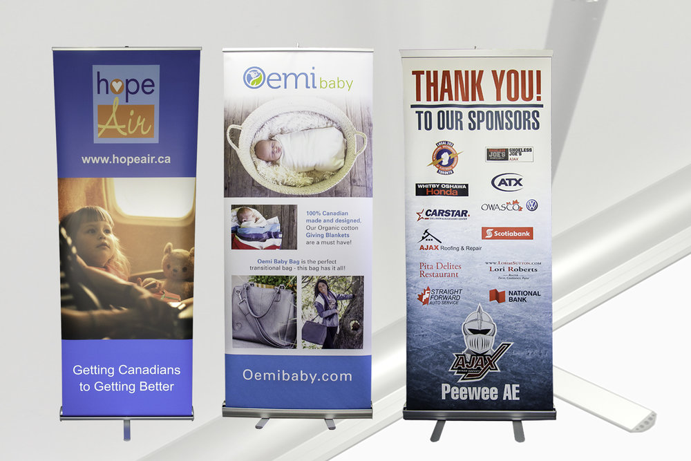 Pull-up banners