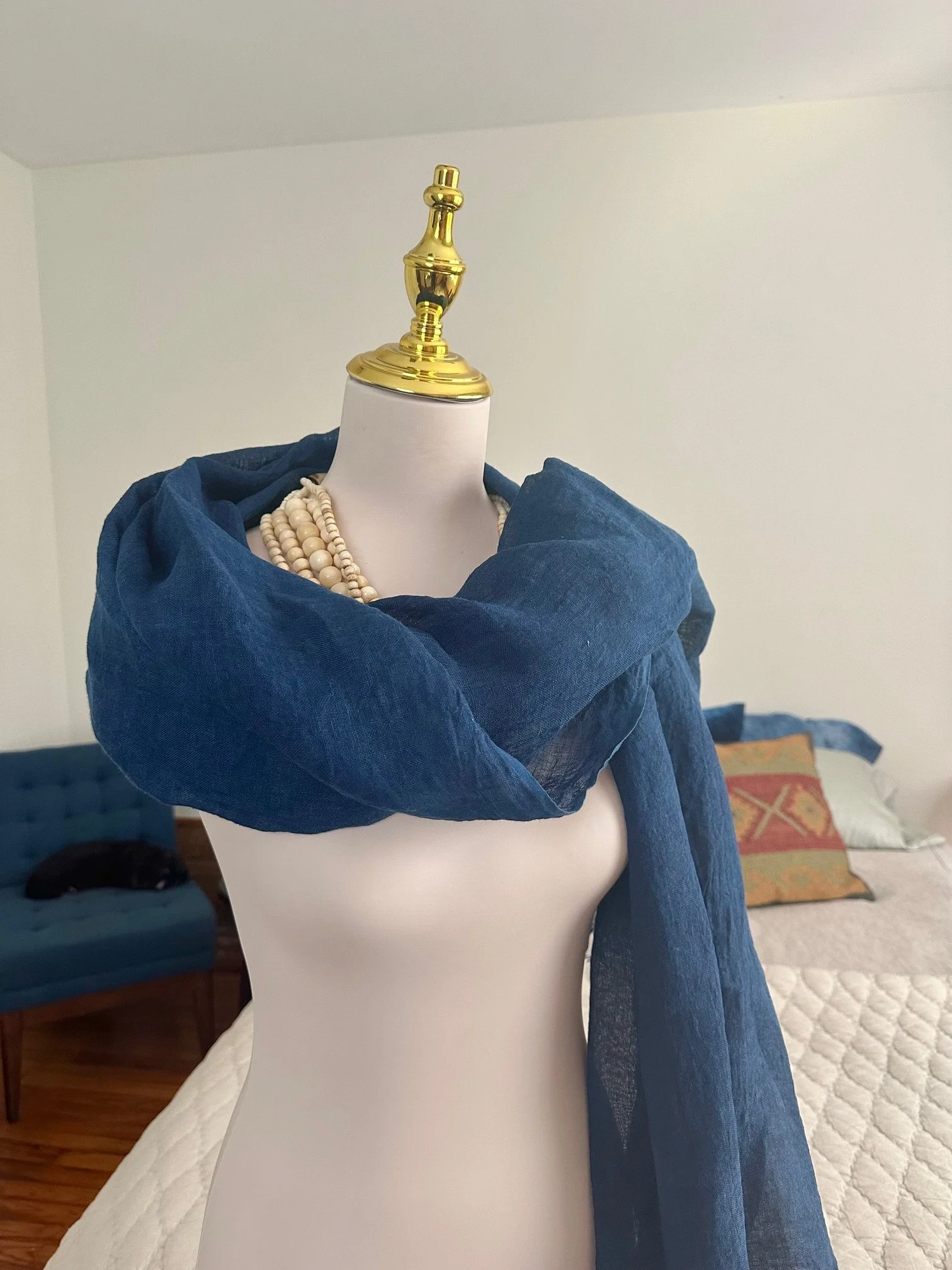 Linen Whisper Shawl