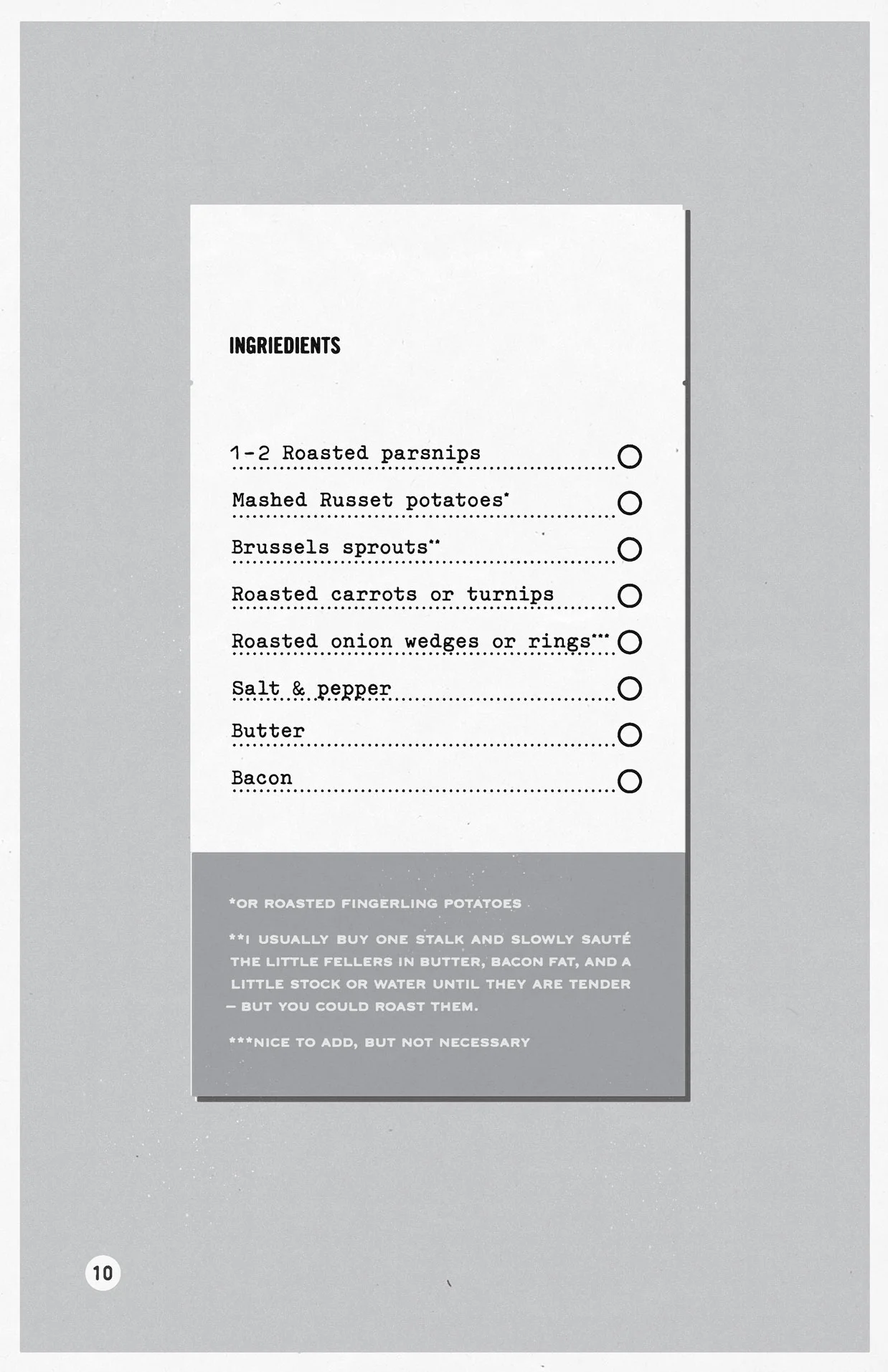 3 Bottles Ingredients