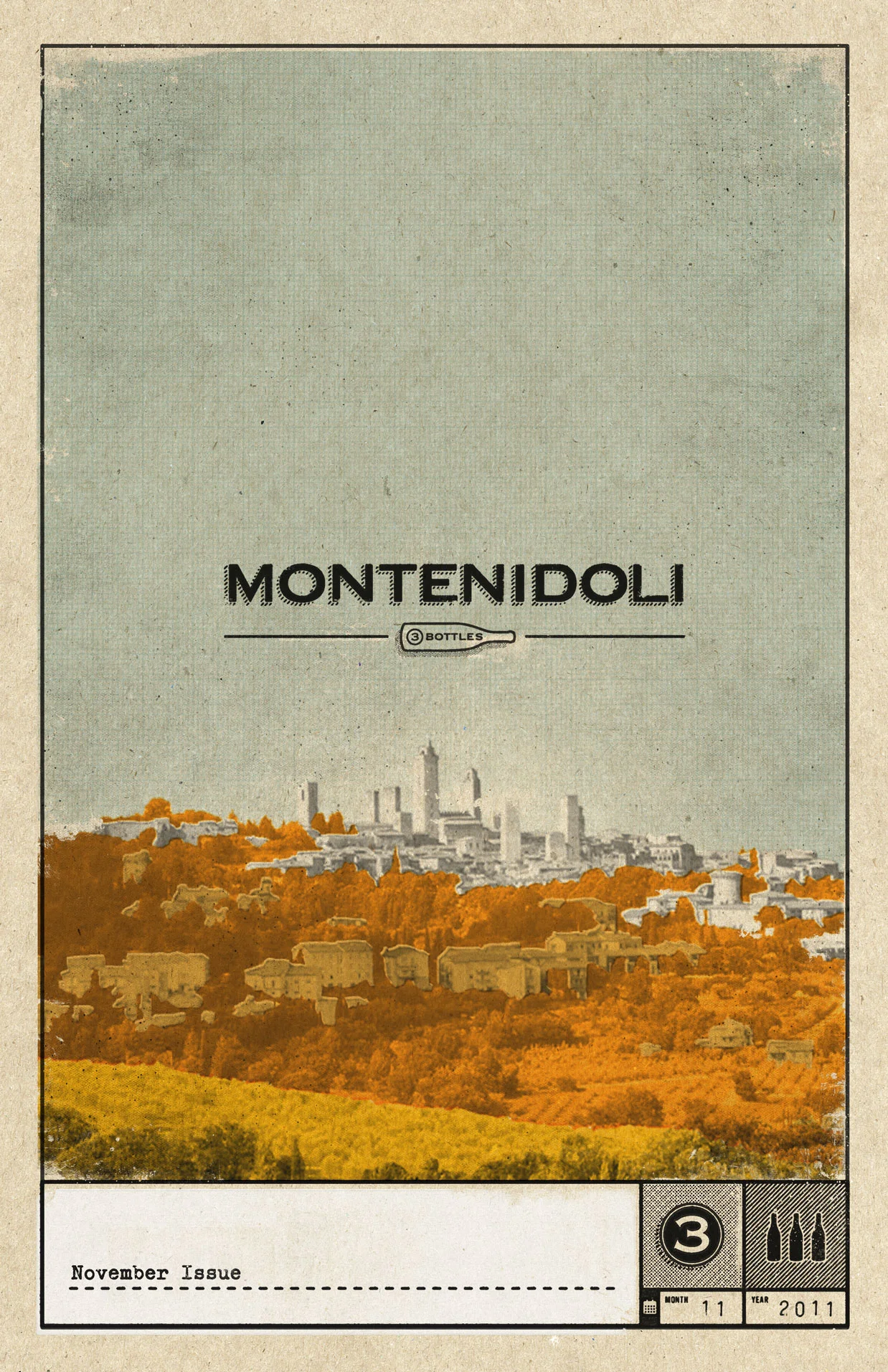 3 Bottles — November issue