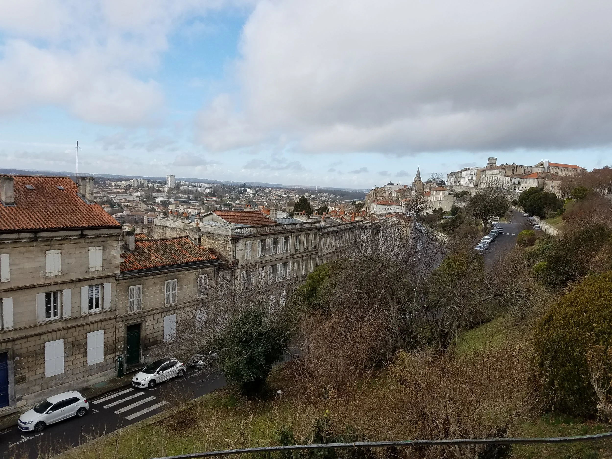 One long series of hills.
