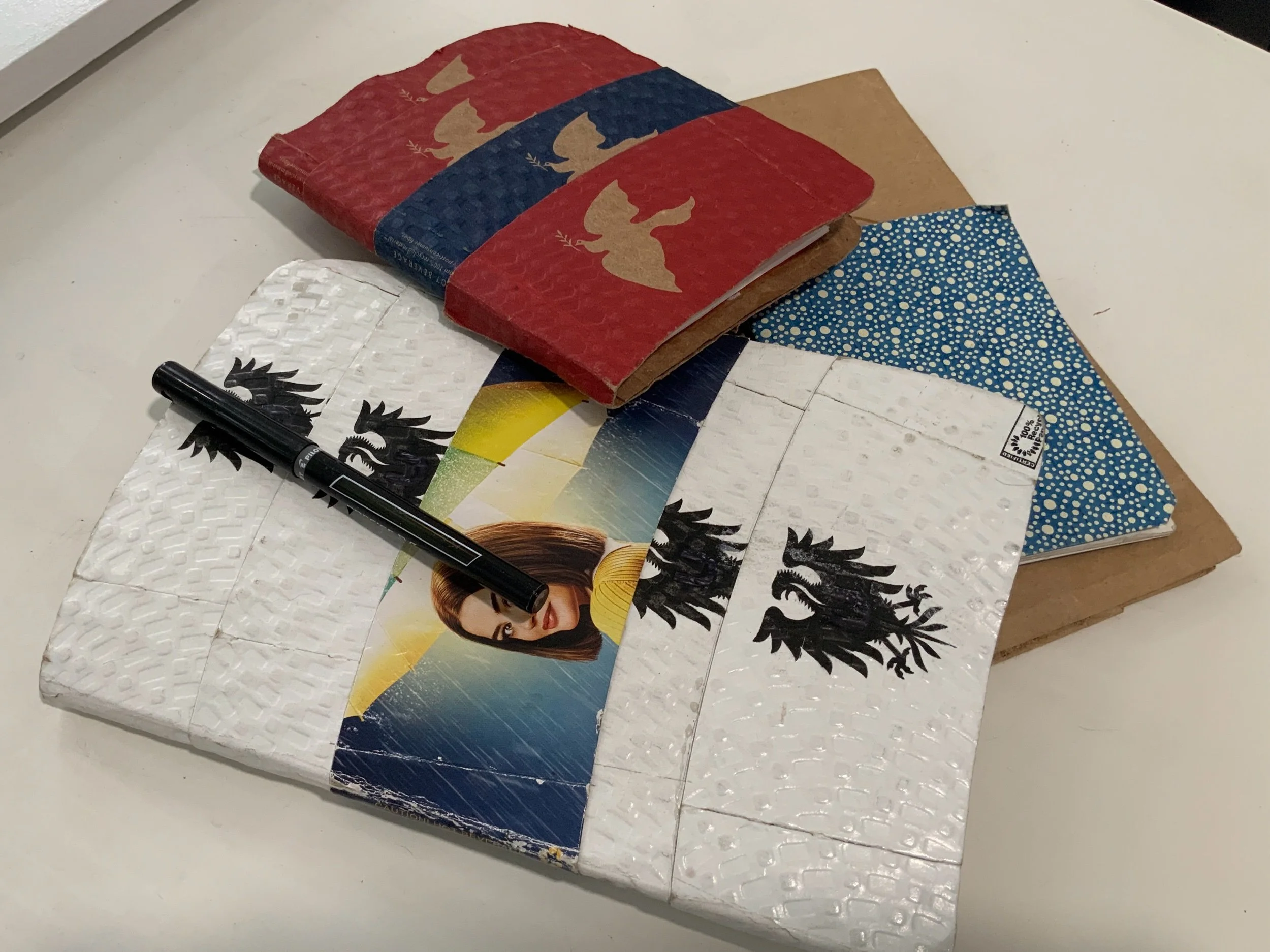 Handmade Sketchbooks (Recycled Materials)