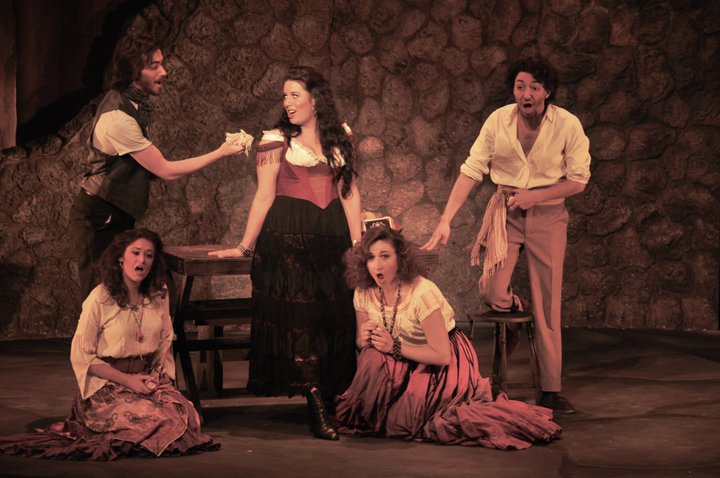 As Carmen in Bizet's Carmen