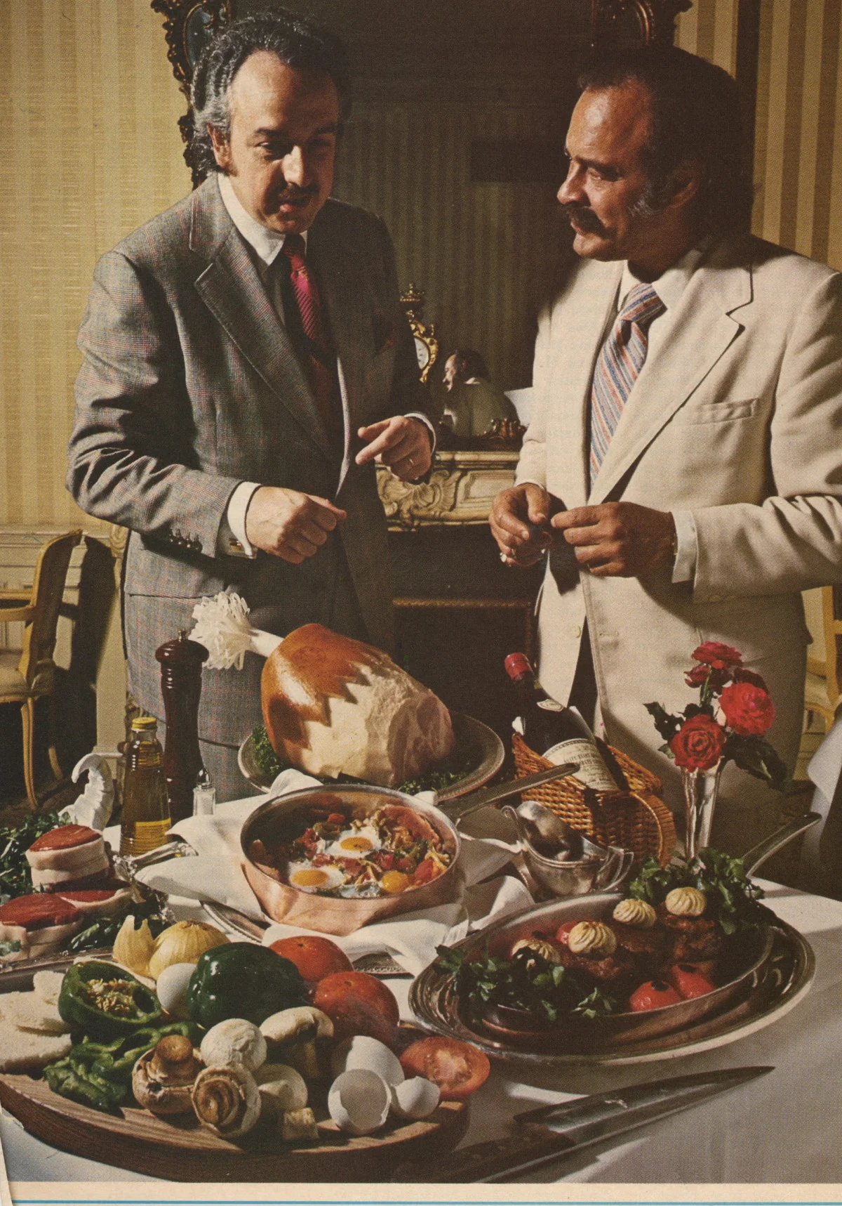 William Contos and his manager Jean Paul