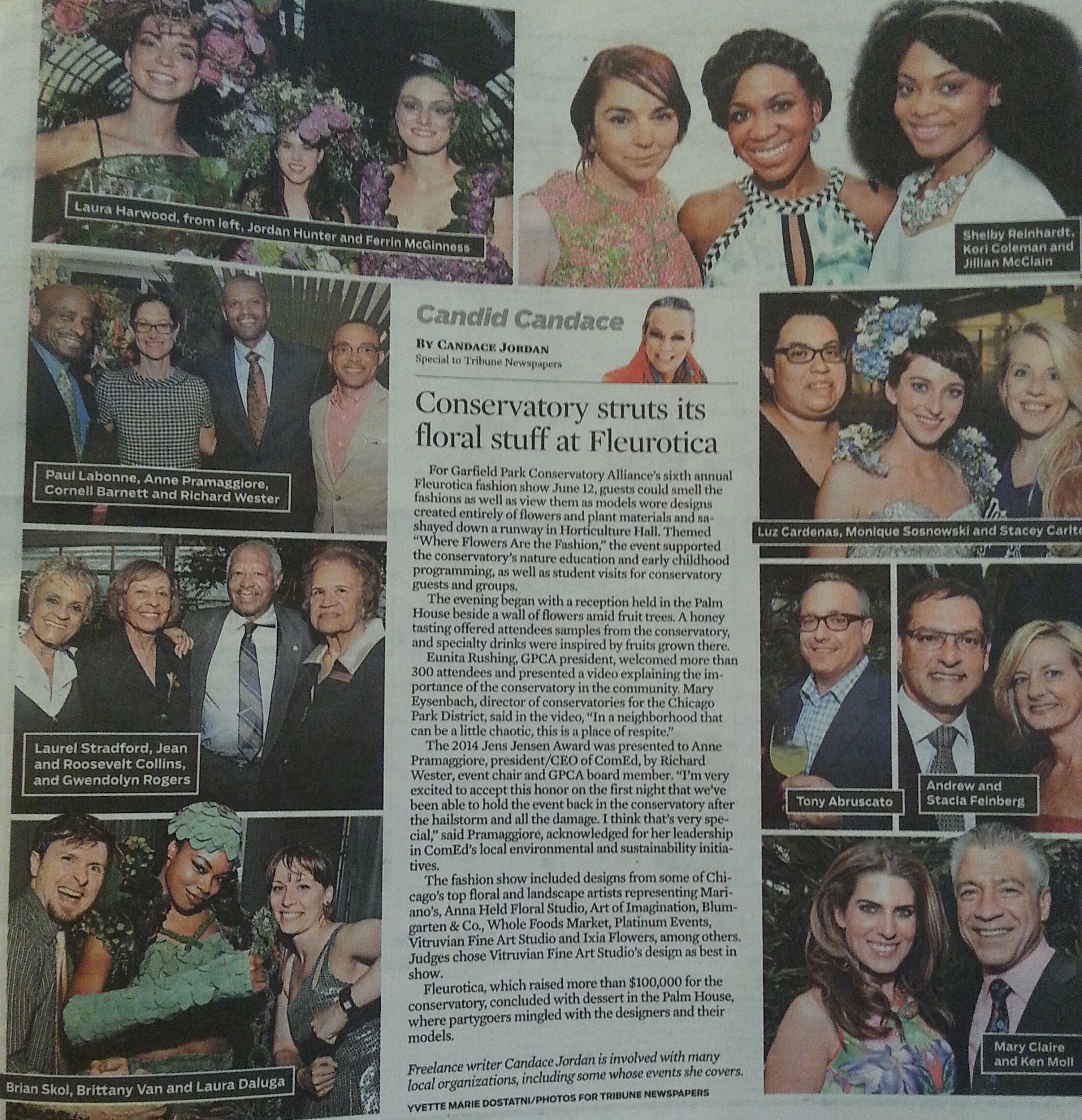 Candid Candace's Article for The Chicago Tribune. Coverage of Fleurotica2014