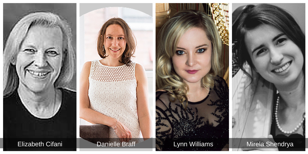 We are happy to announce four important new appointments to the Chicago Harp Quartet team. Mirela Shendrya has joined us as Office Manager to help keep the Quartet organized and functioning smoothly. We are thrilled to announce the first two members of the Chicago Harp Quartet Board of Directors: Elizabeth Cifani and Danielle Braff. Finally, Lynn has been appointed General Director of the Quartet.