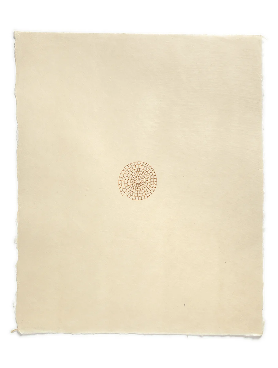 Untitled diptych #4, drawn, 17 x 20.5 inches
